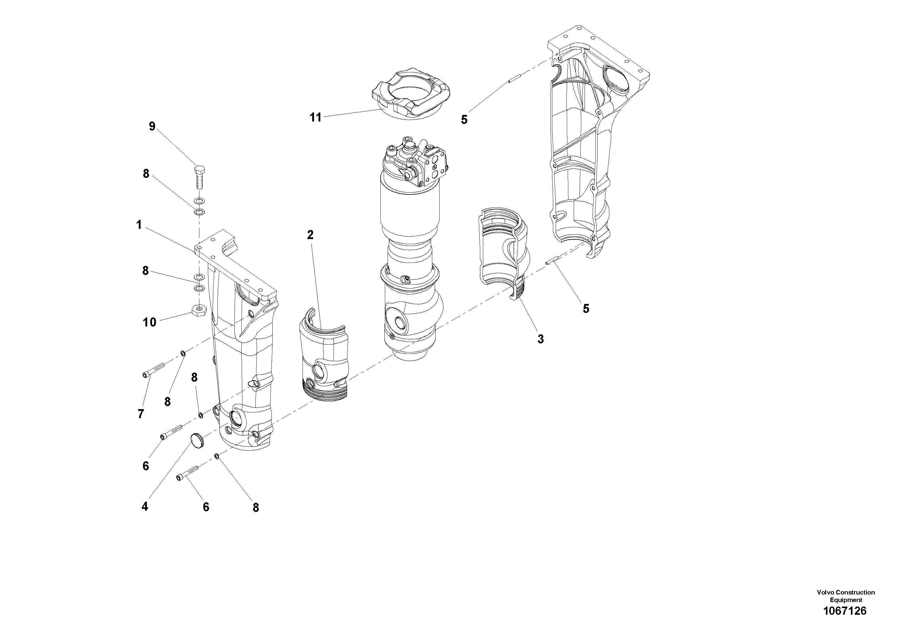 Рабочий фонарь, передний VOE17251313 VOLVO