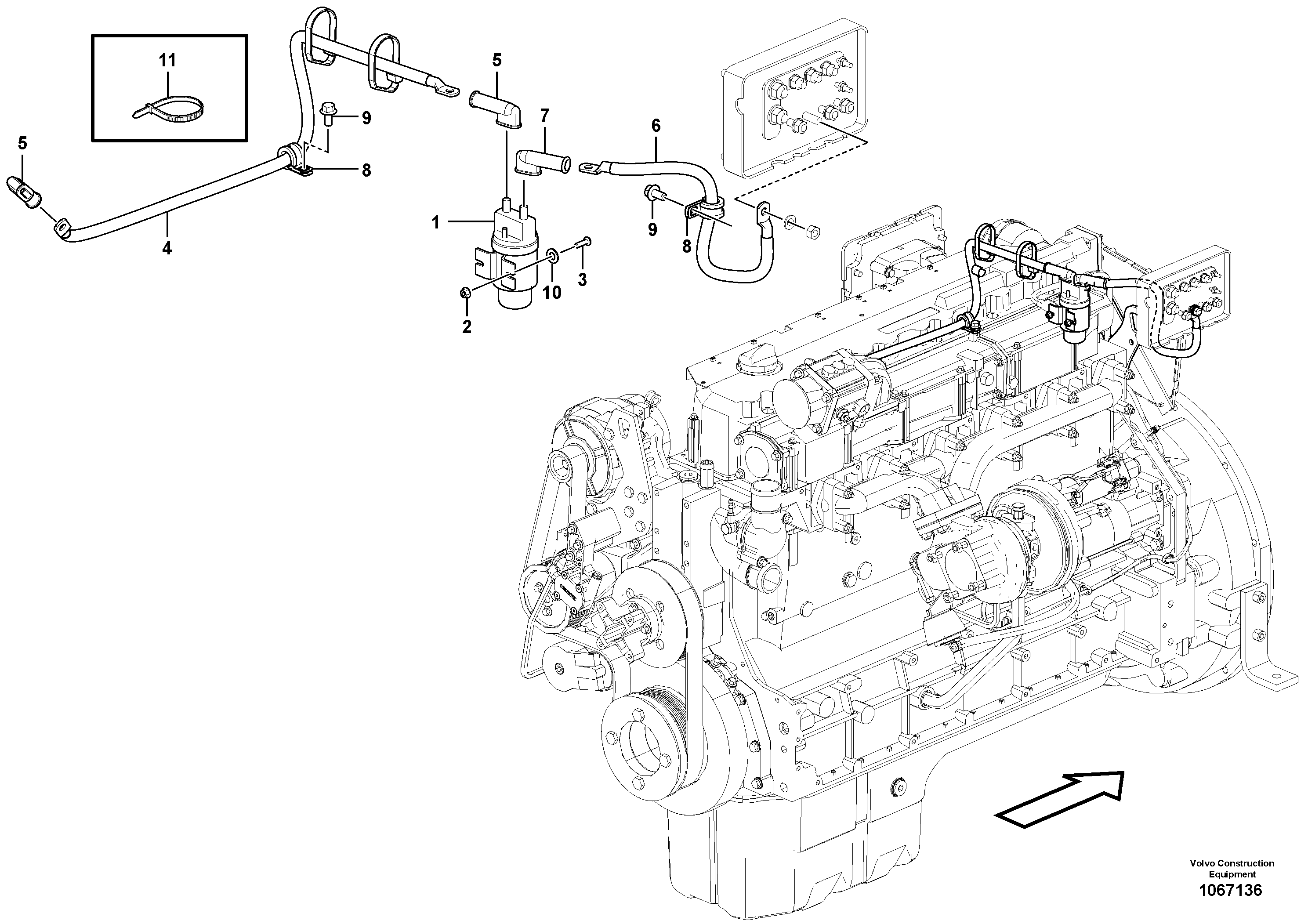 Radio Support VOE17004995 VOLVO