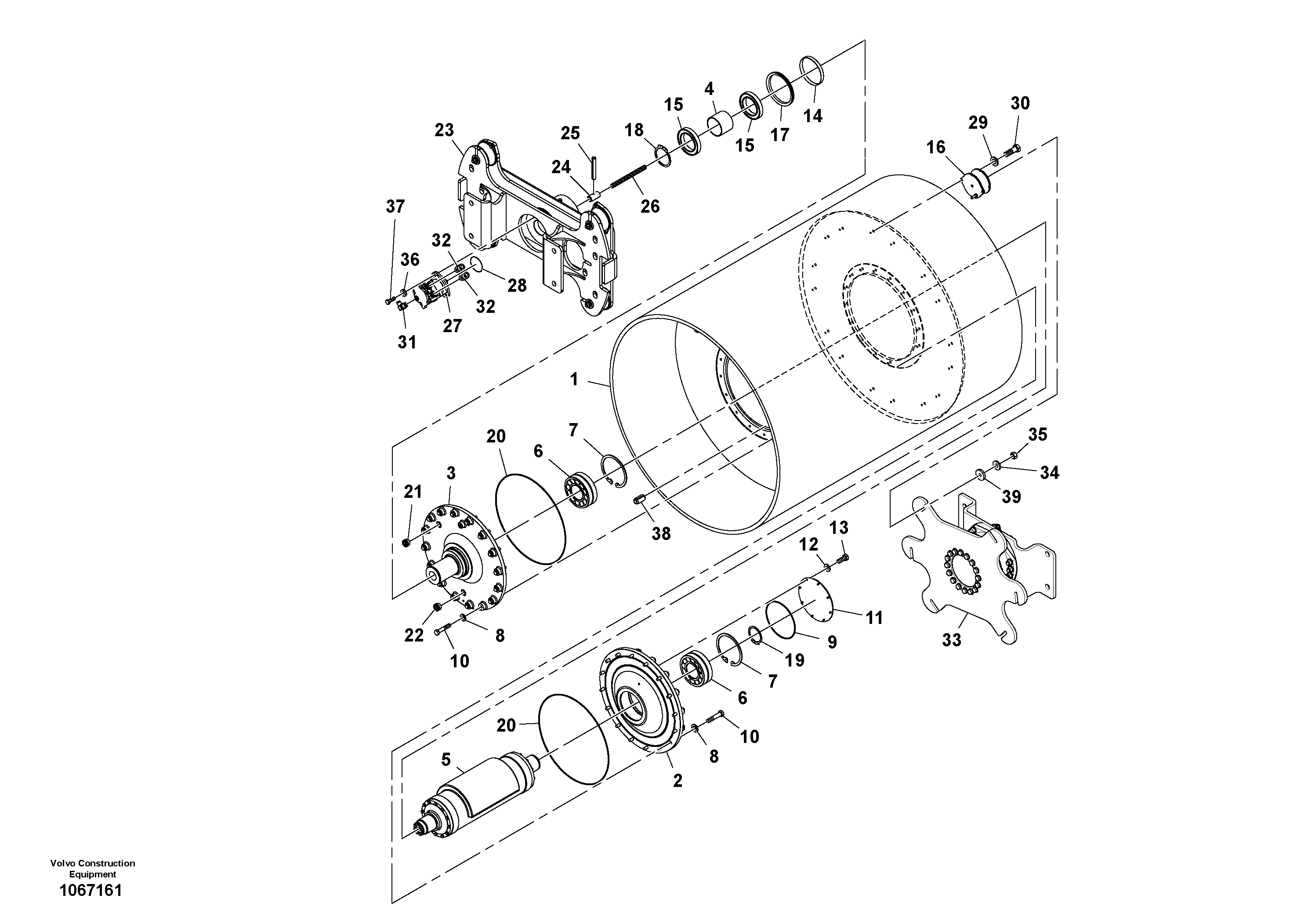 Balancer gasket RM46680120 VOLVO
