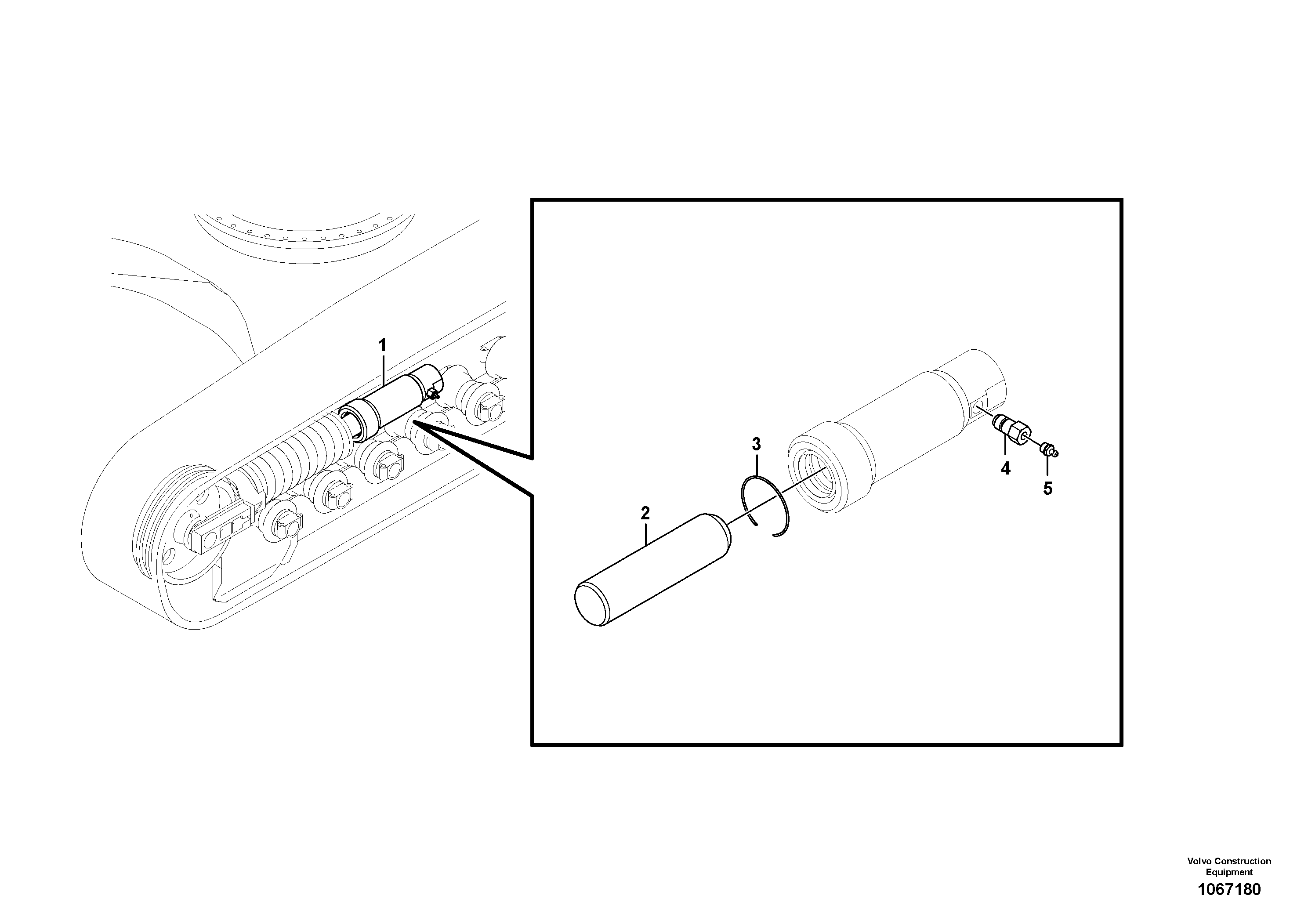 Rubber Clamp VOE14629261 VOLVO