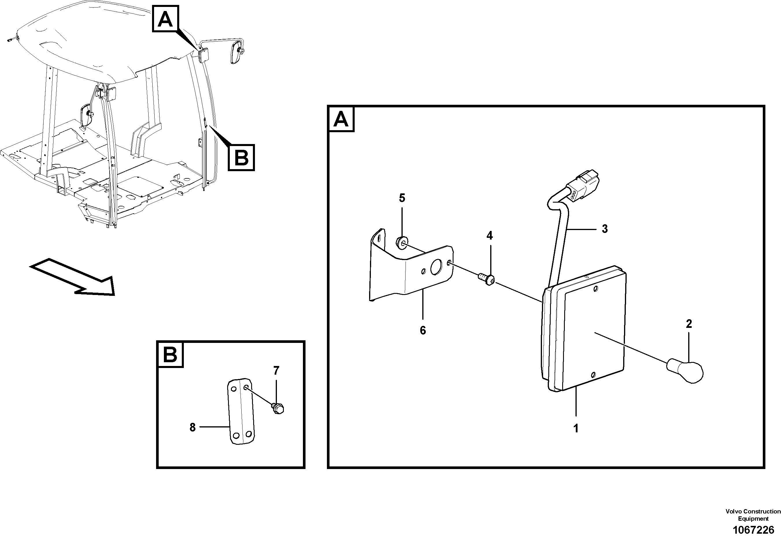 Support Leg VOE16220090 VOLVO