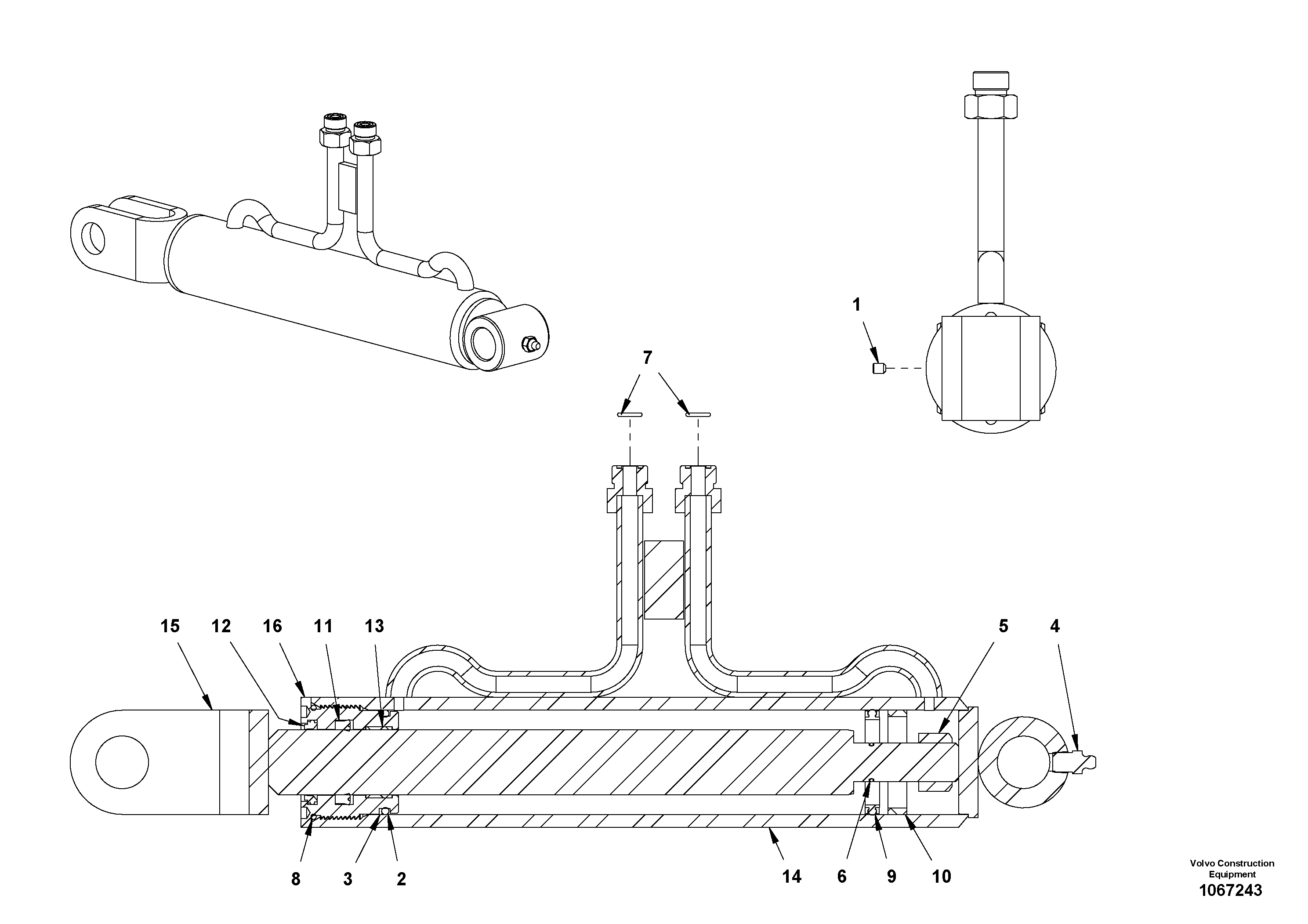Thrust washer, kit VOE17260133 VOLVO