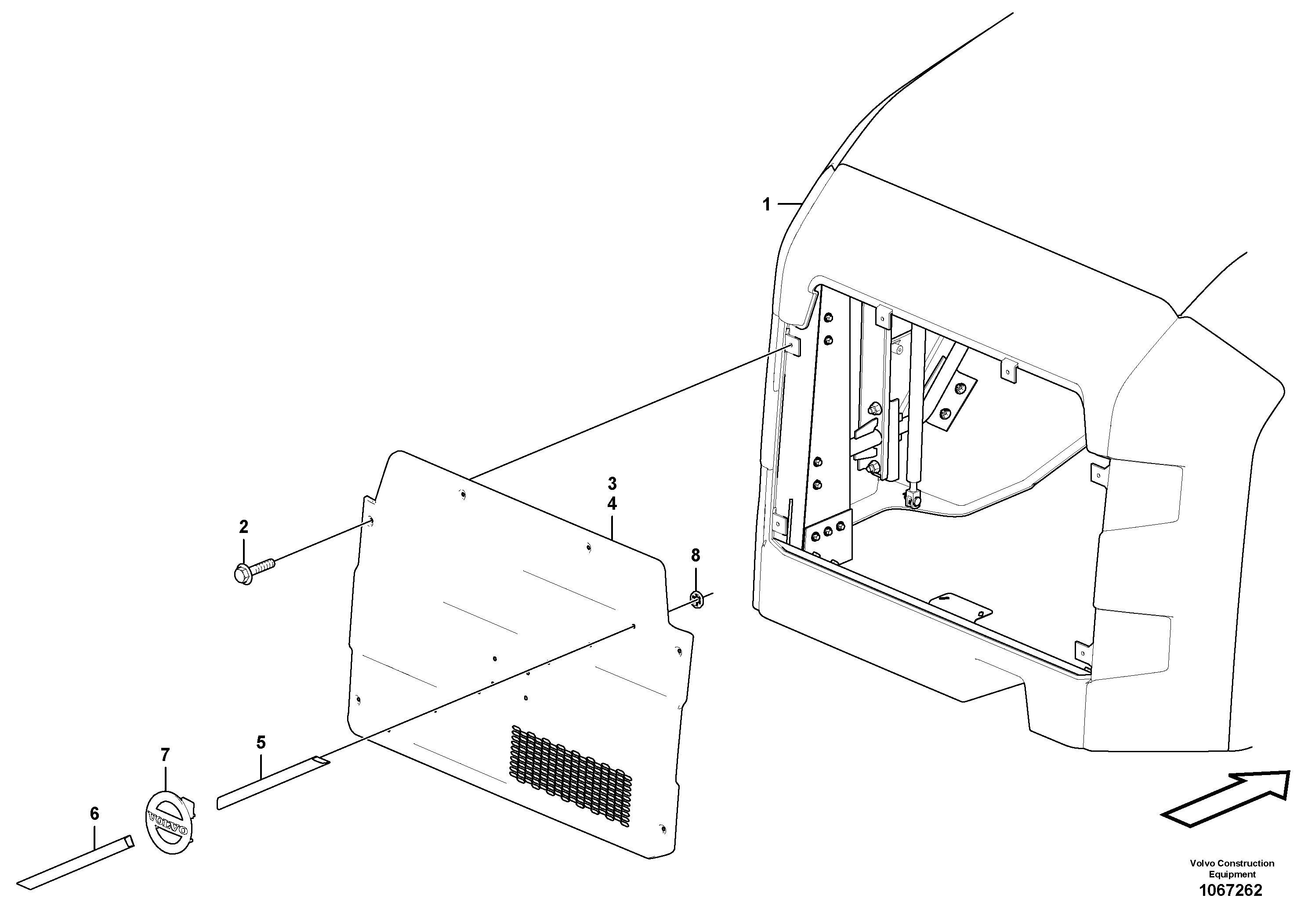 Fan VOE17008889 VOLVO