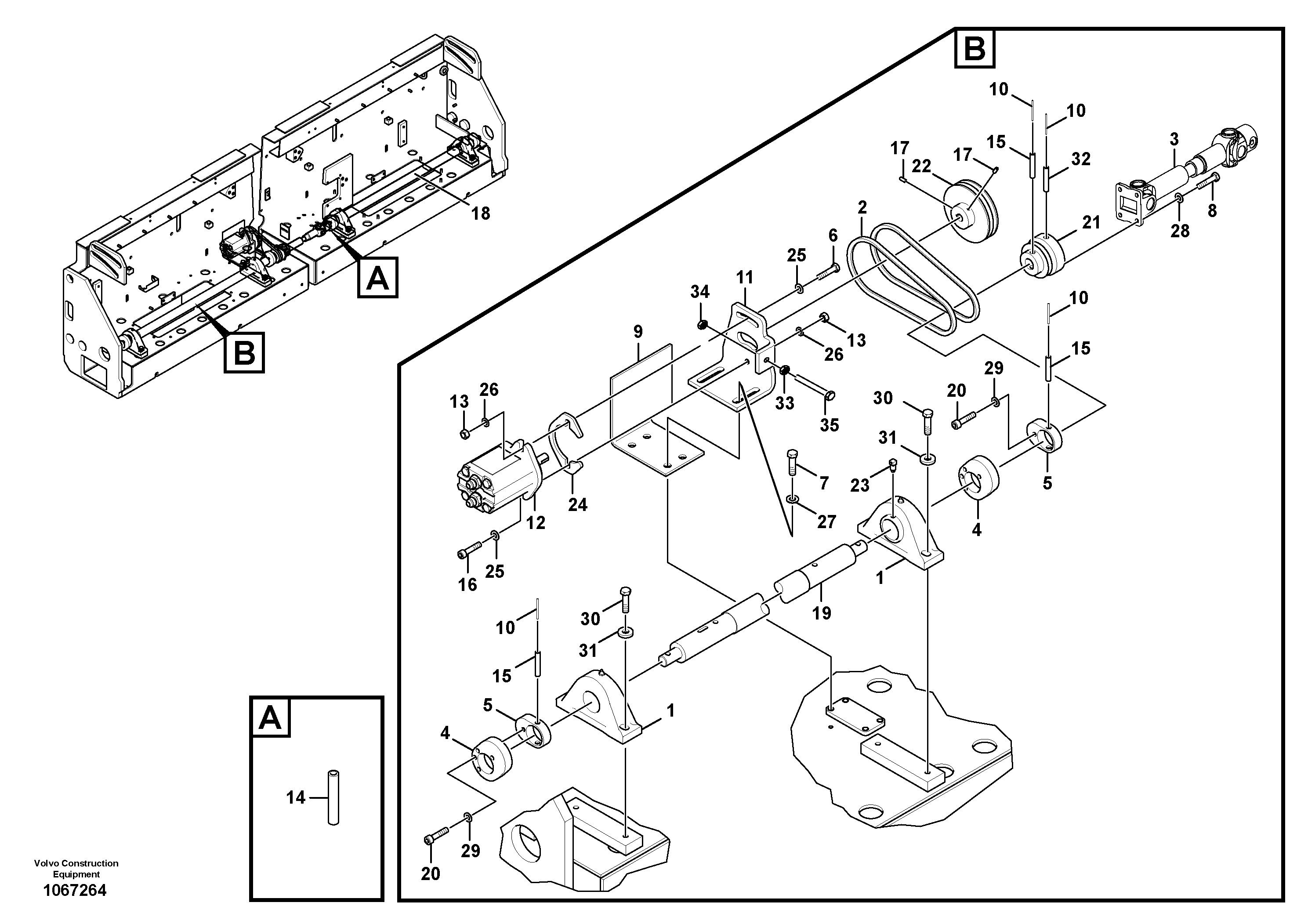 Nut VOE95578270 VOLVO