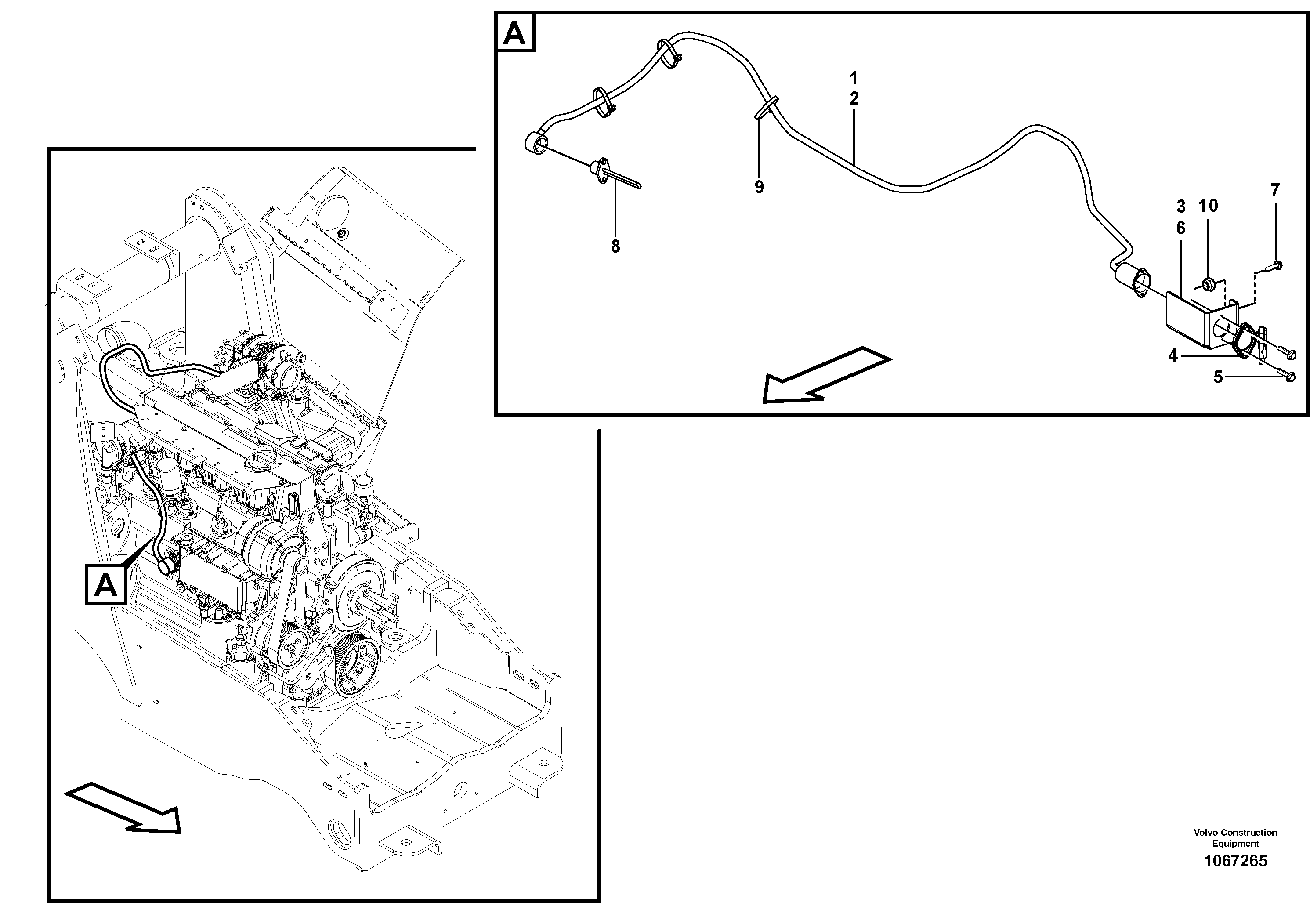 Seat frame VOE16216422 VOLVO