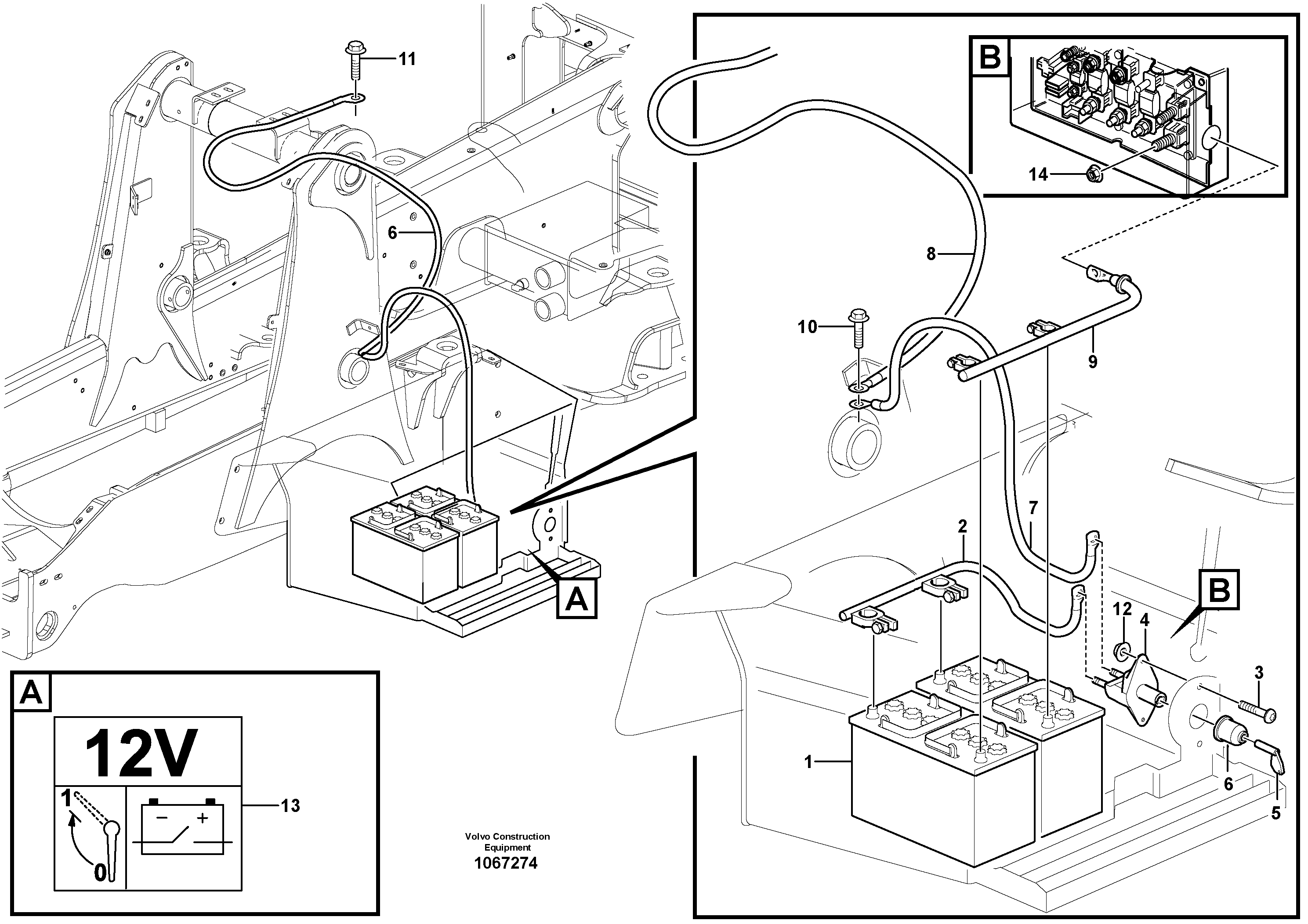 Radio Support VOE15054653 VOLVO