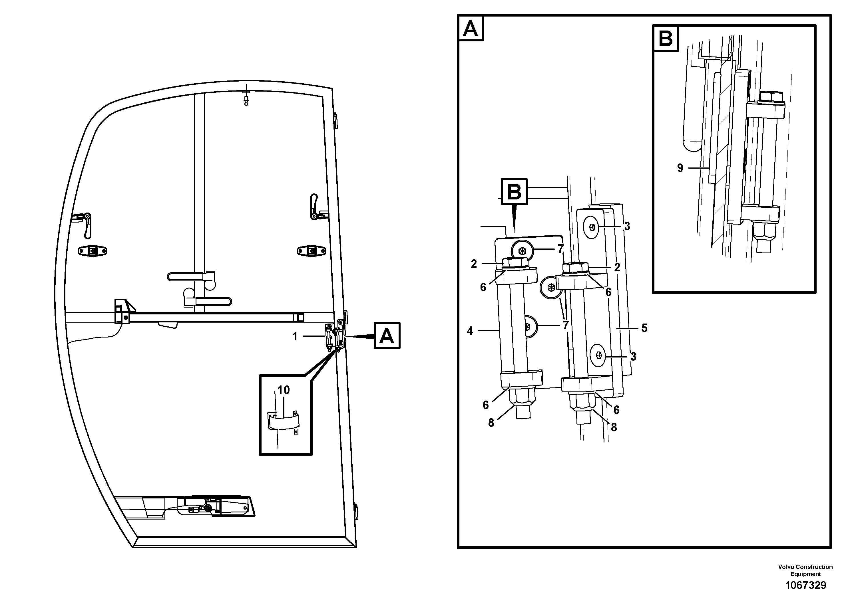 Mounting rail RM96721154 VOLVO