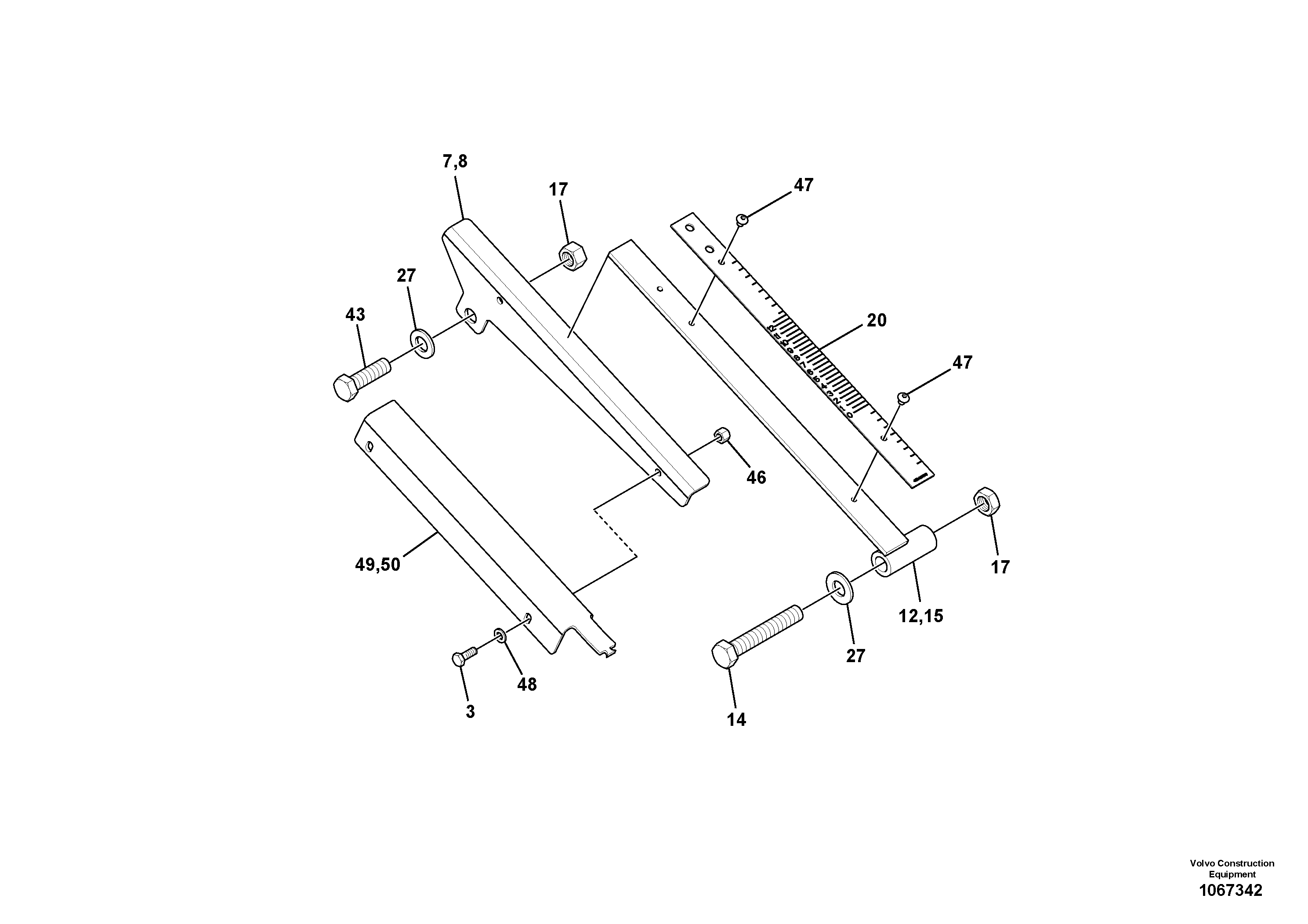 Seat frame RM43973718 VOLVO
