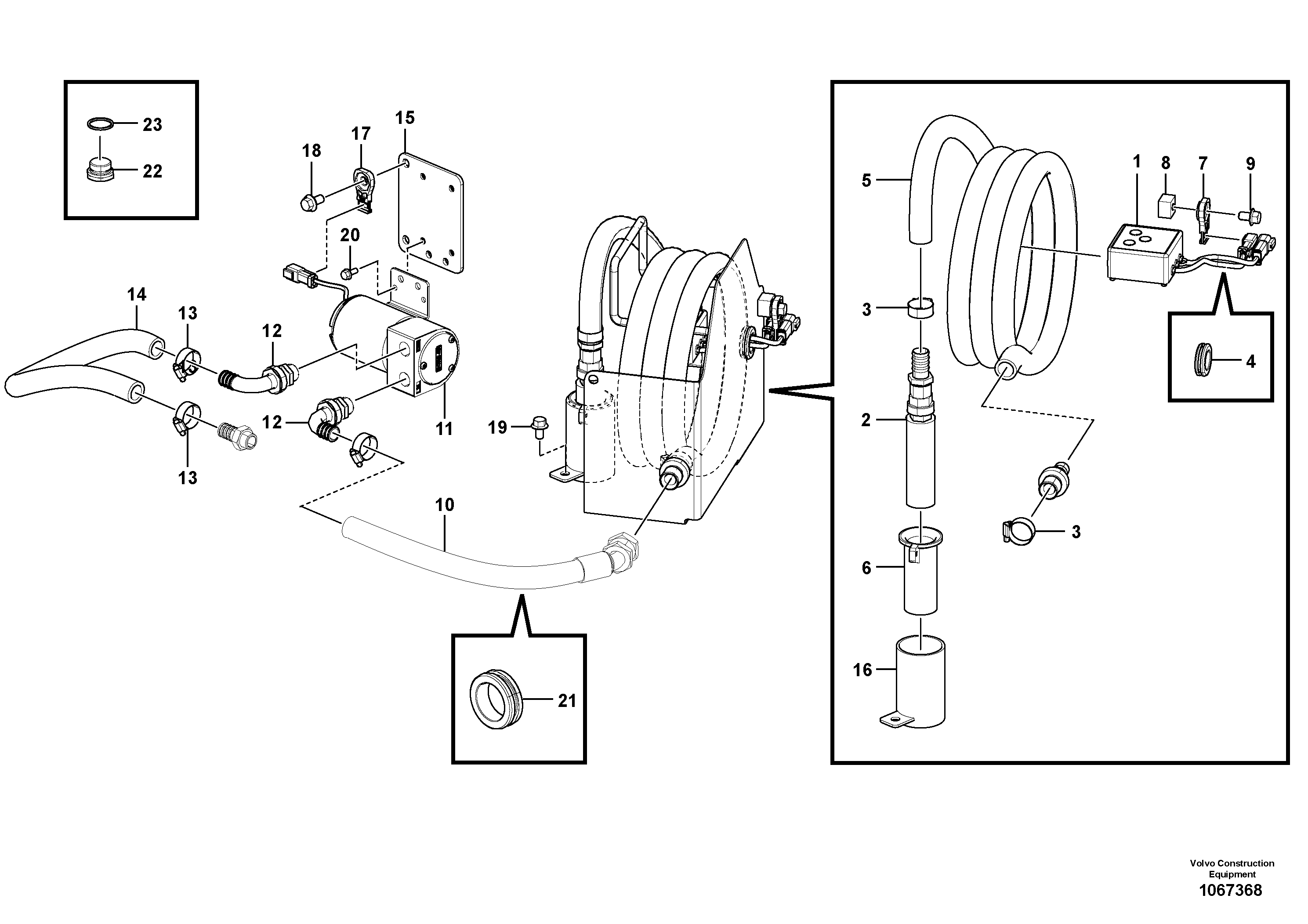 Side plate, left VOE14636162 VOLVO