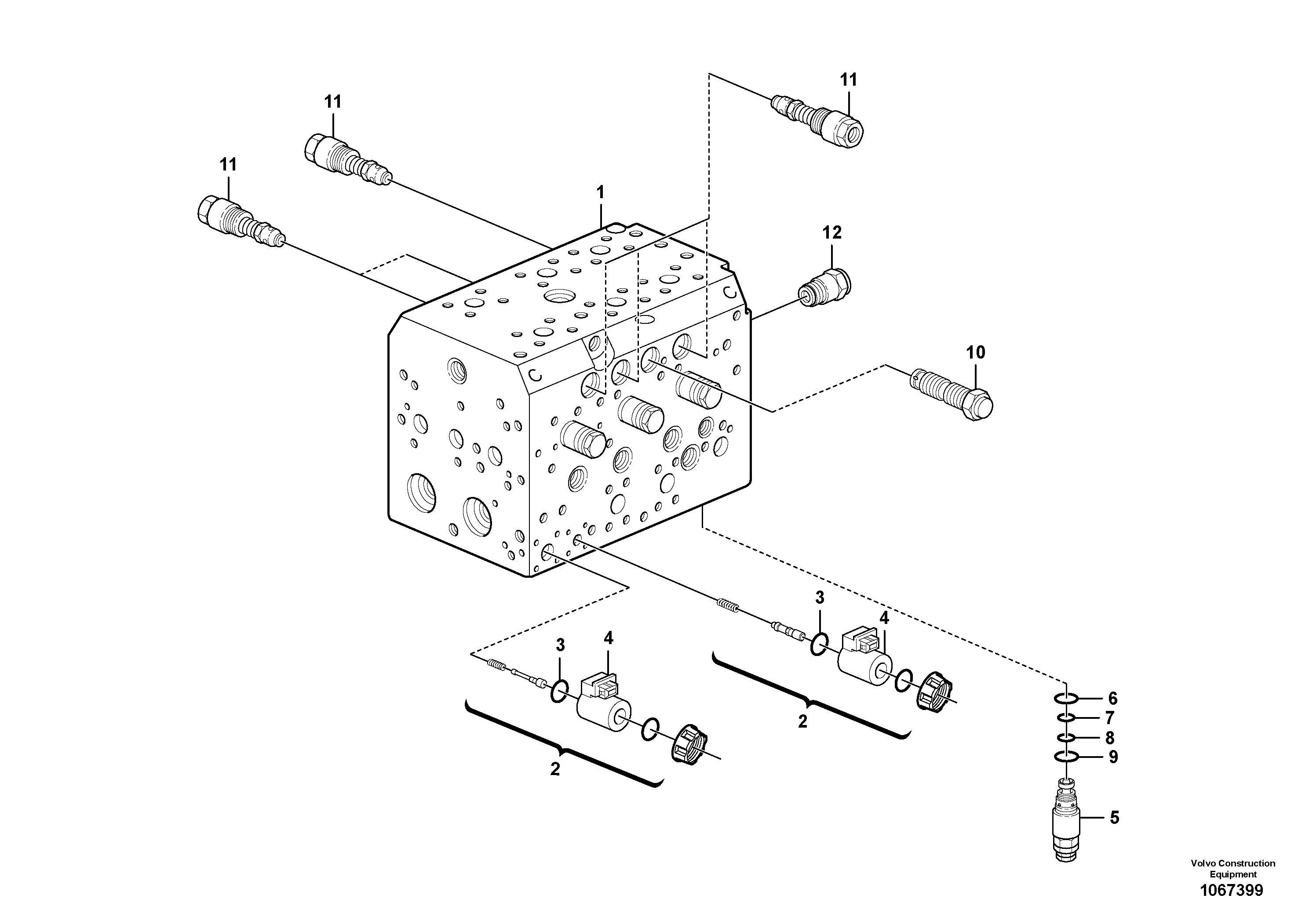 Bearing ring VOE17259508 VOLVO
