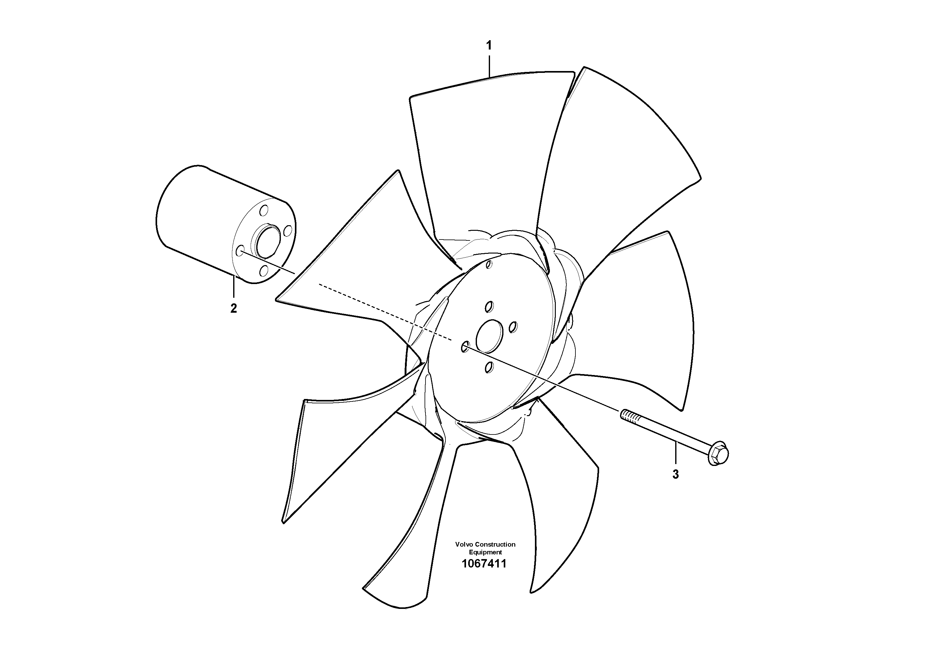 Fan VOE14688918 VOLVO