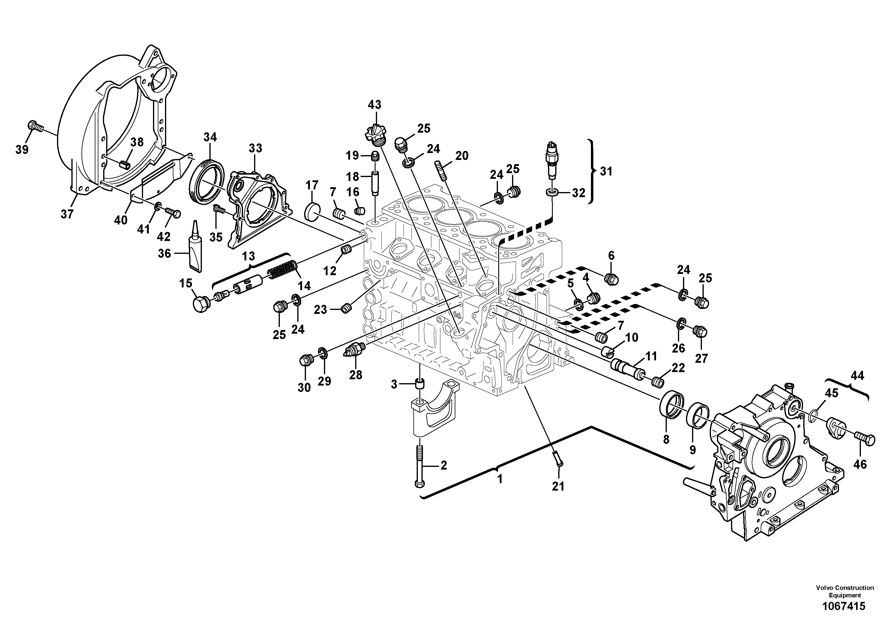 Cabin roof VOE15158889 VOLVO