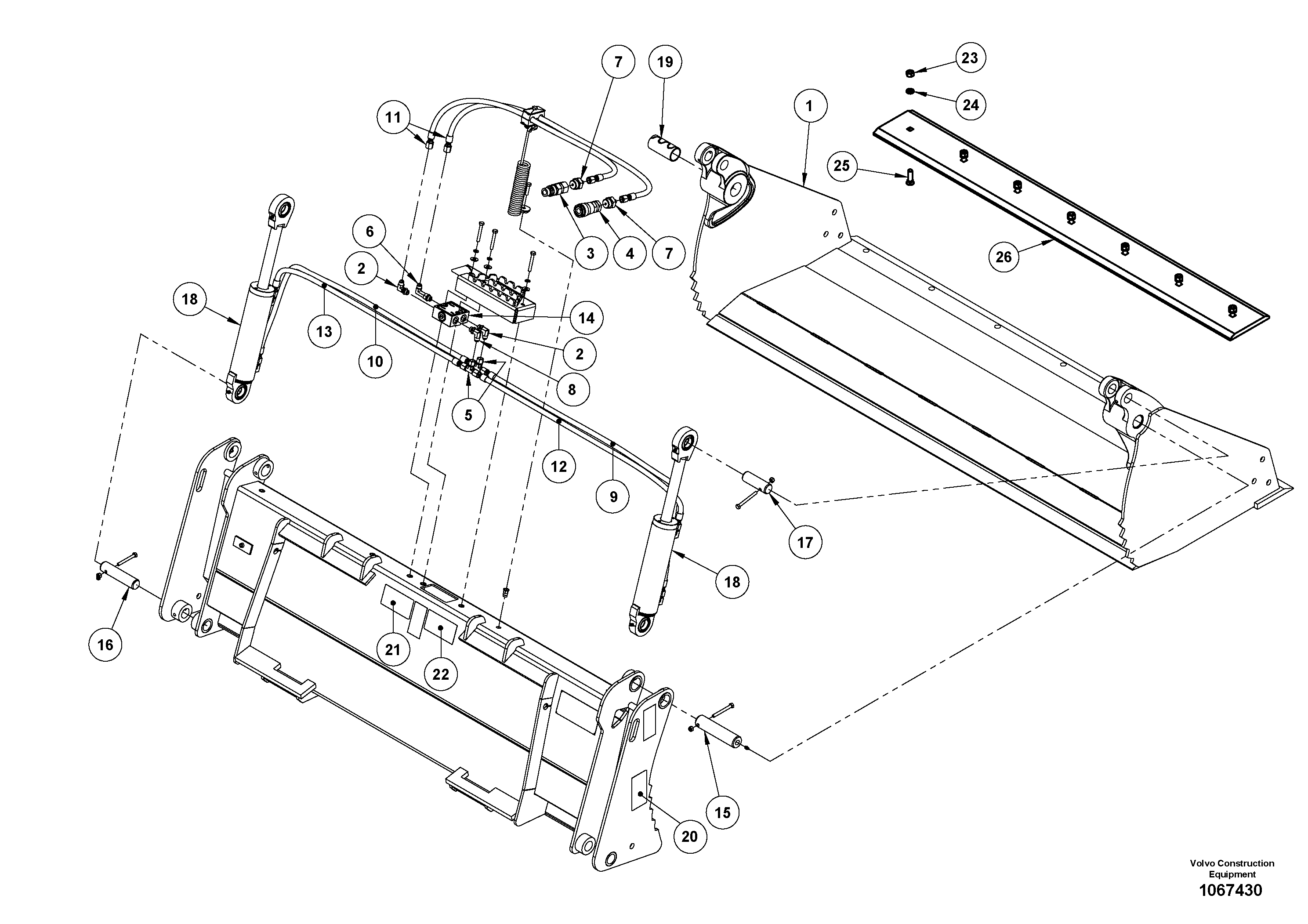 Cutting edge VOE16218494 VOLVO