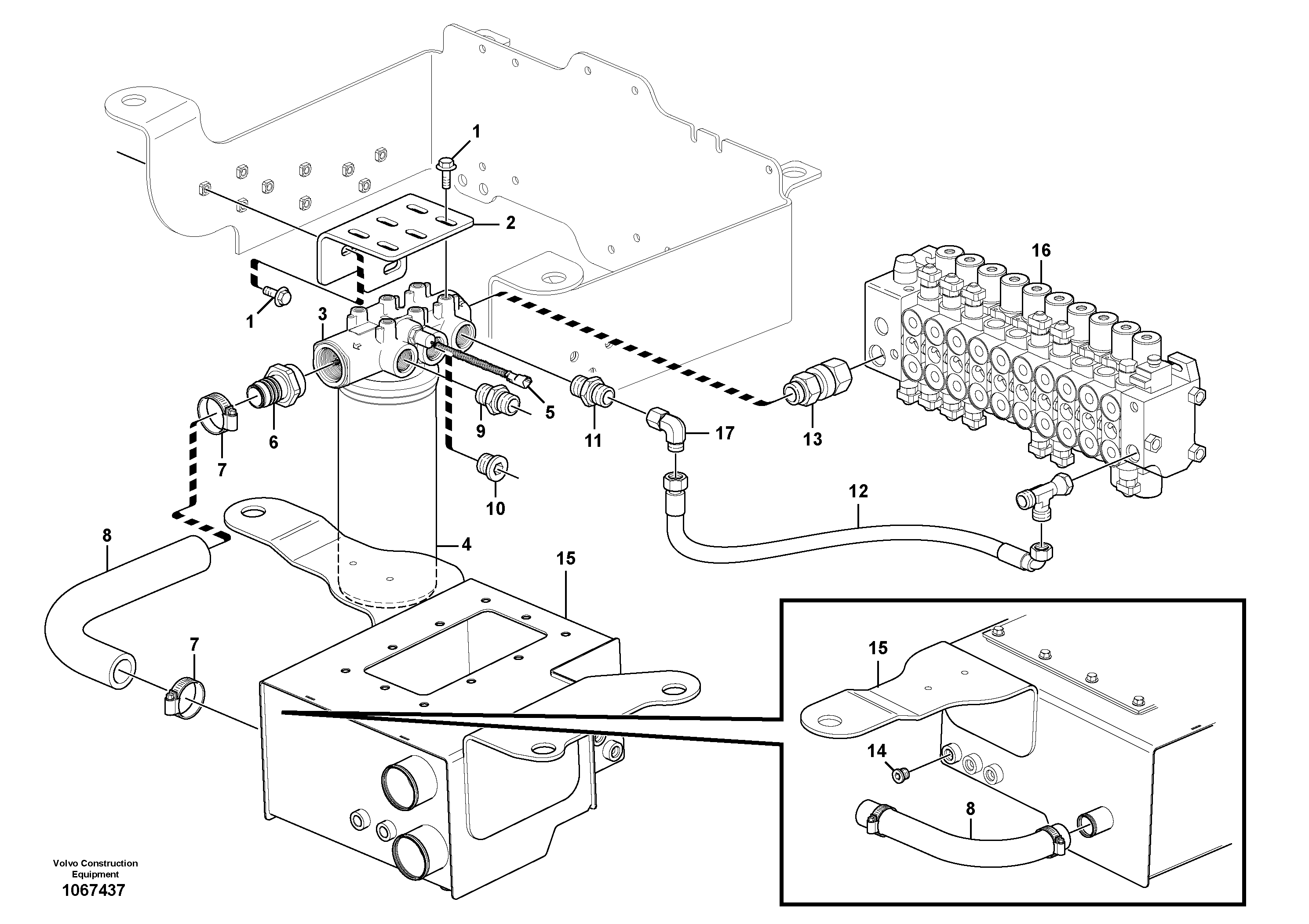 Filter Housing VOE15661540 VOLVO