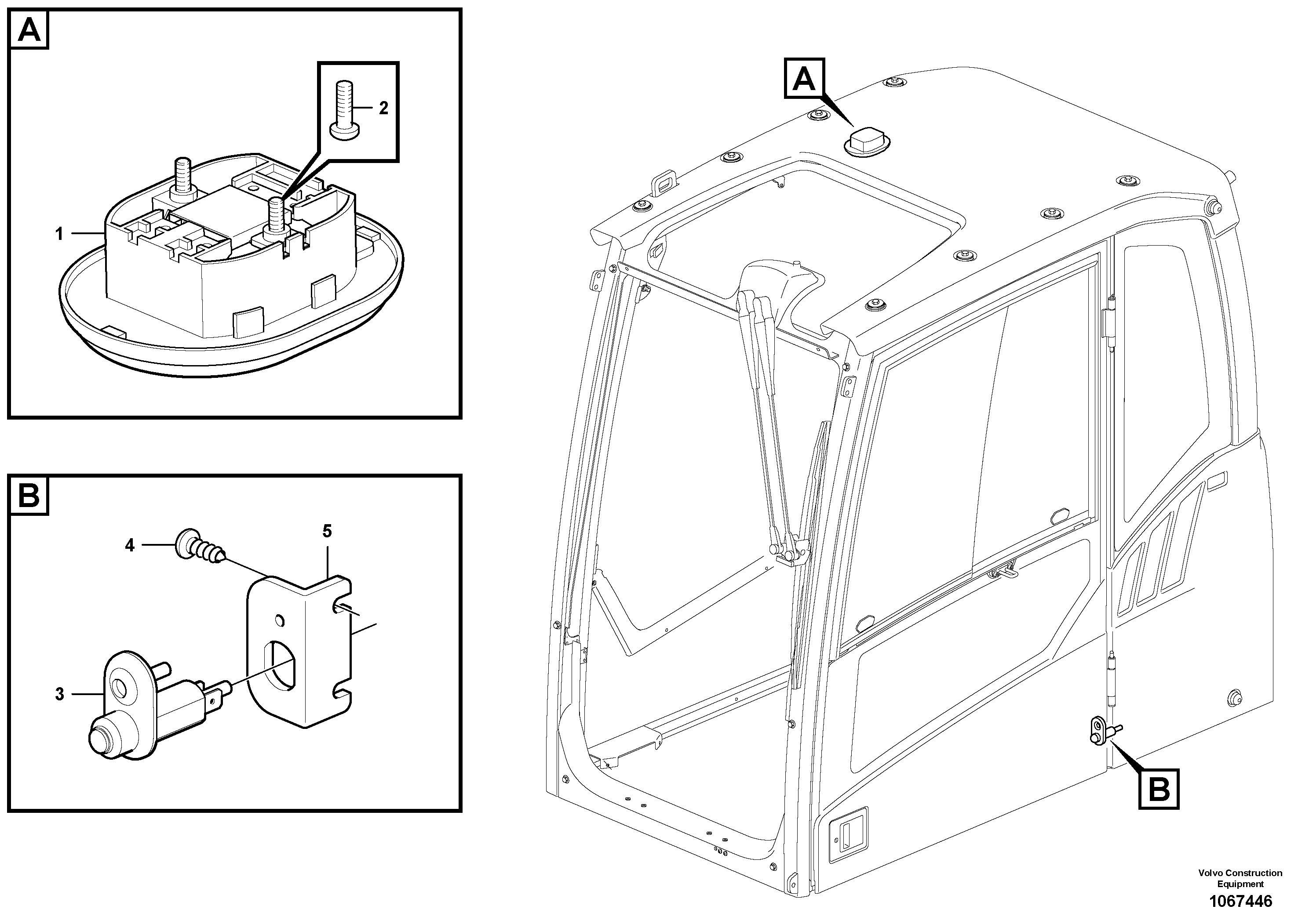 Seat frame VOE14640145 VOLVO