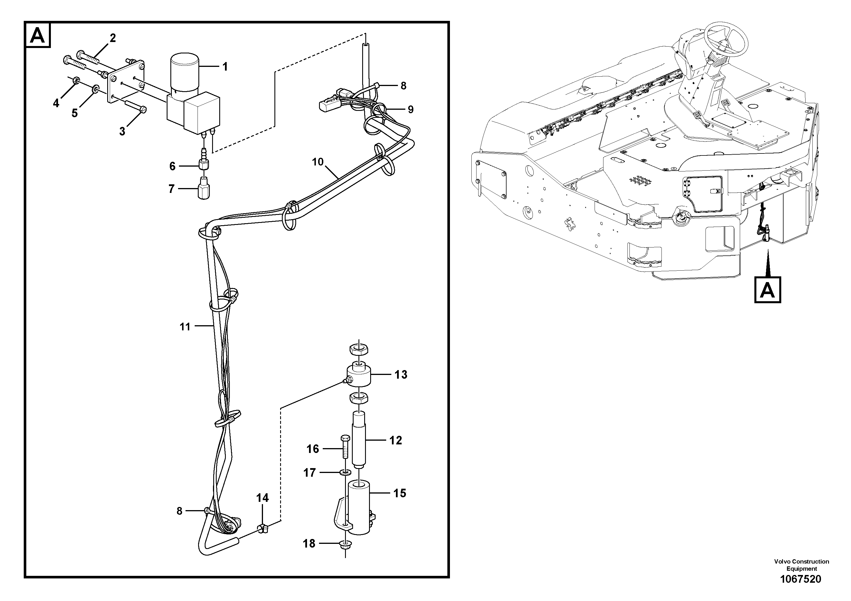 Support Leg VOE12791841 VOLVO