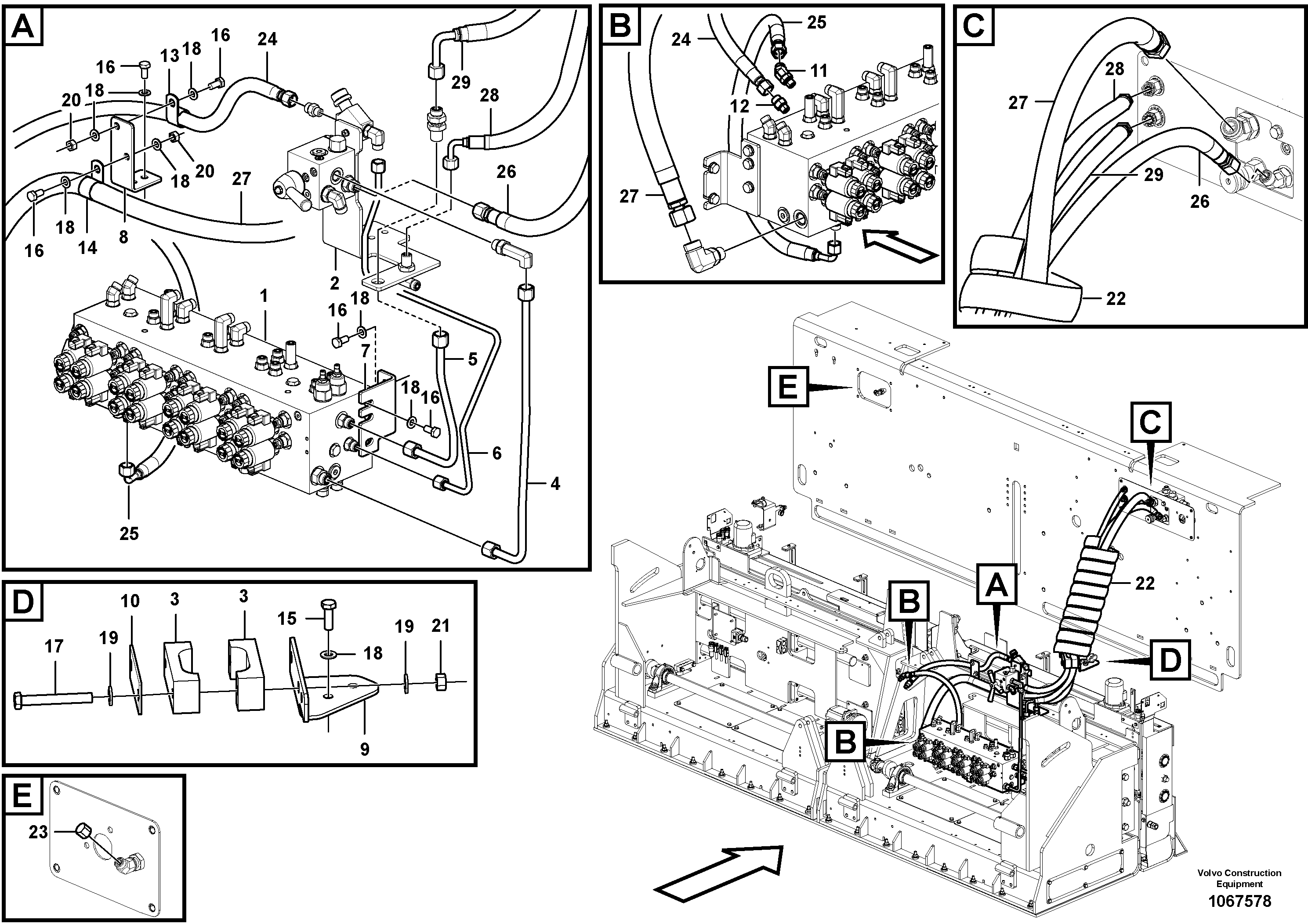 Valve Hyd- Sub Assembly RM43919760 VOLVO