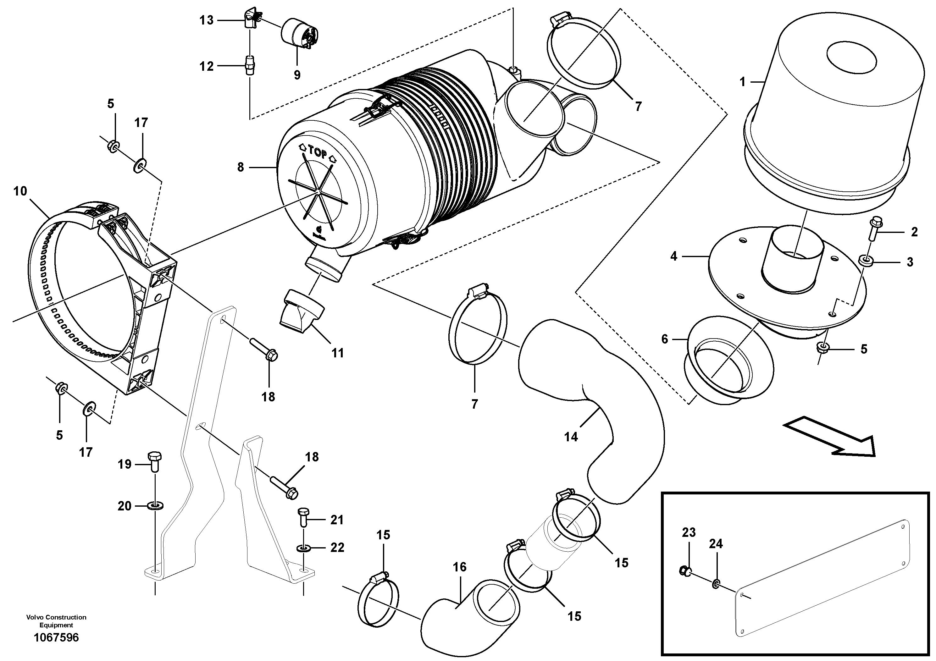 Air Pump VOE15670713 VOLVO
