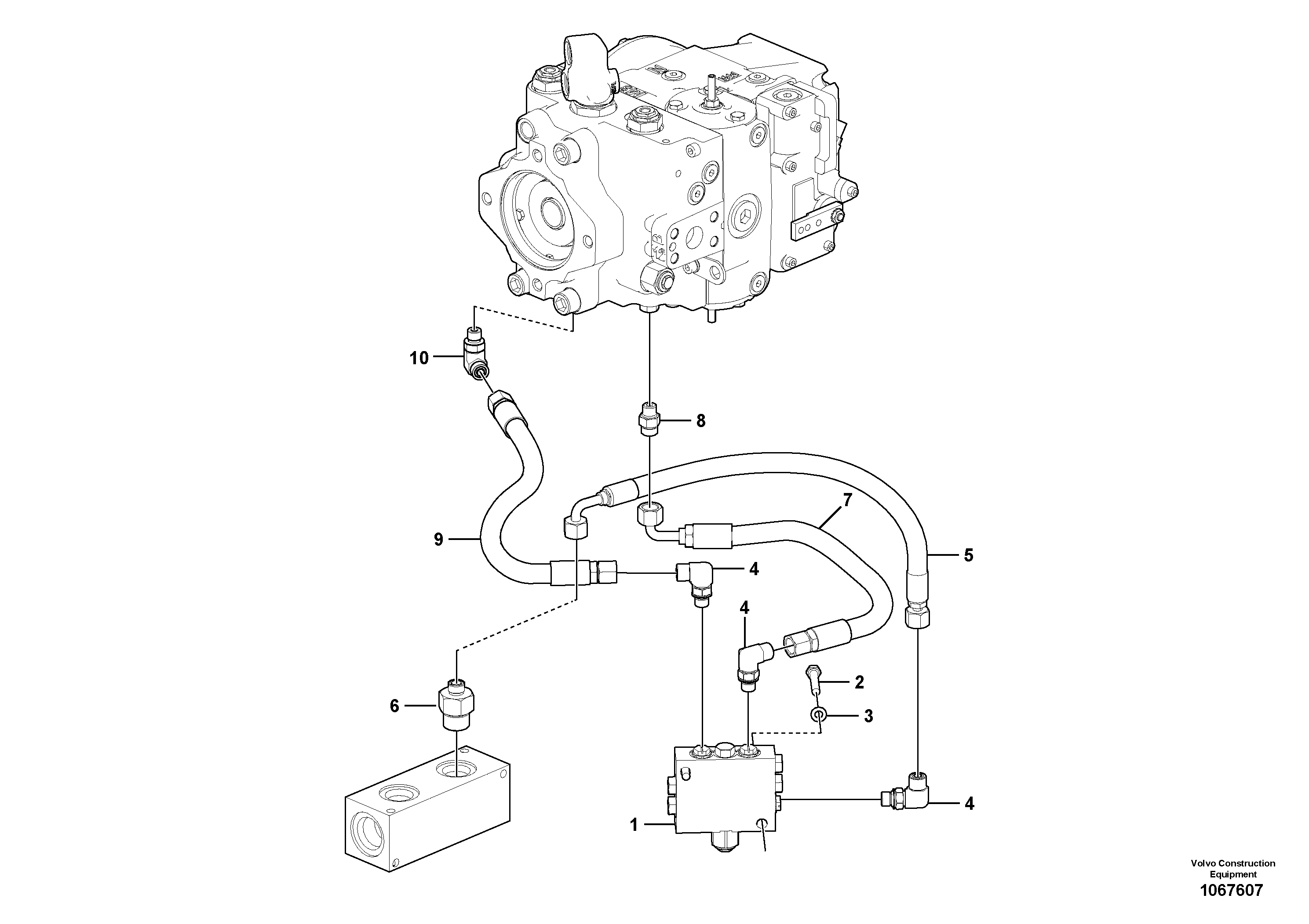 Hose assembly VOE12777988 VOLVO