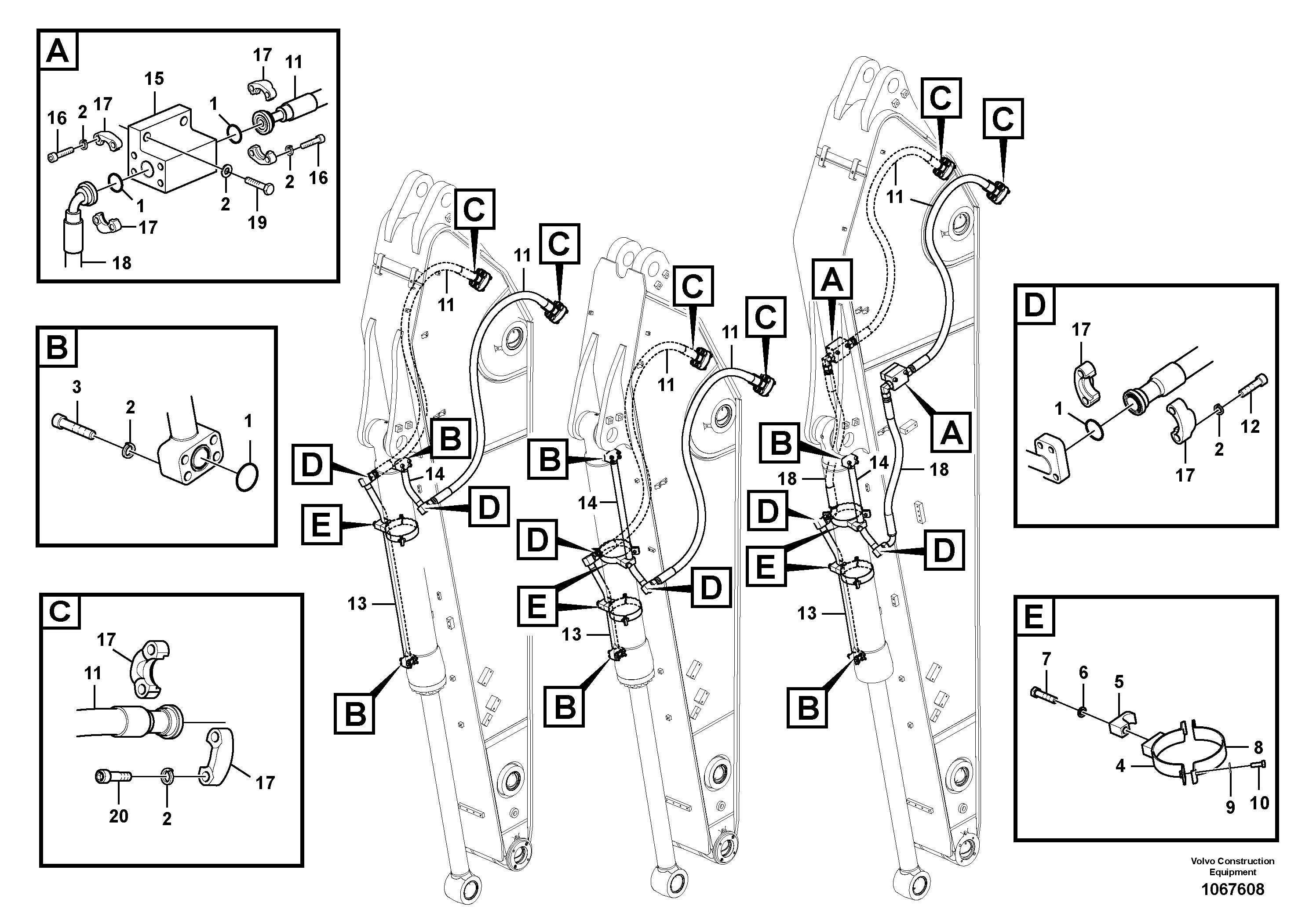 Pipe RM/VOE14678064 VOLVO