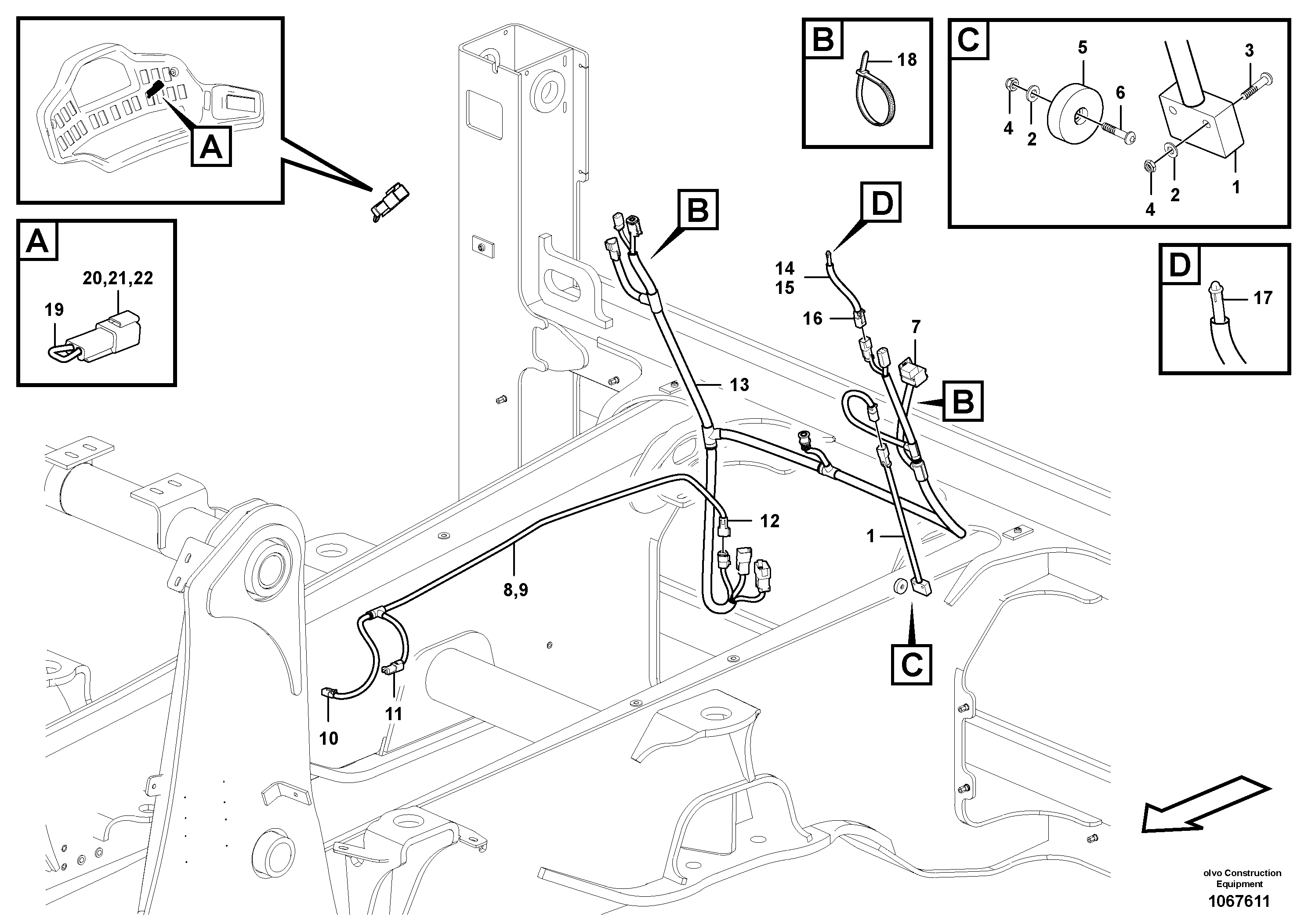 Support Leg VOE16641835 VOLVO