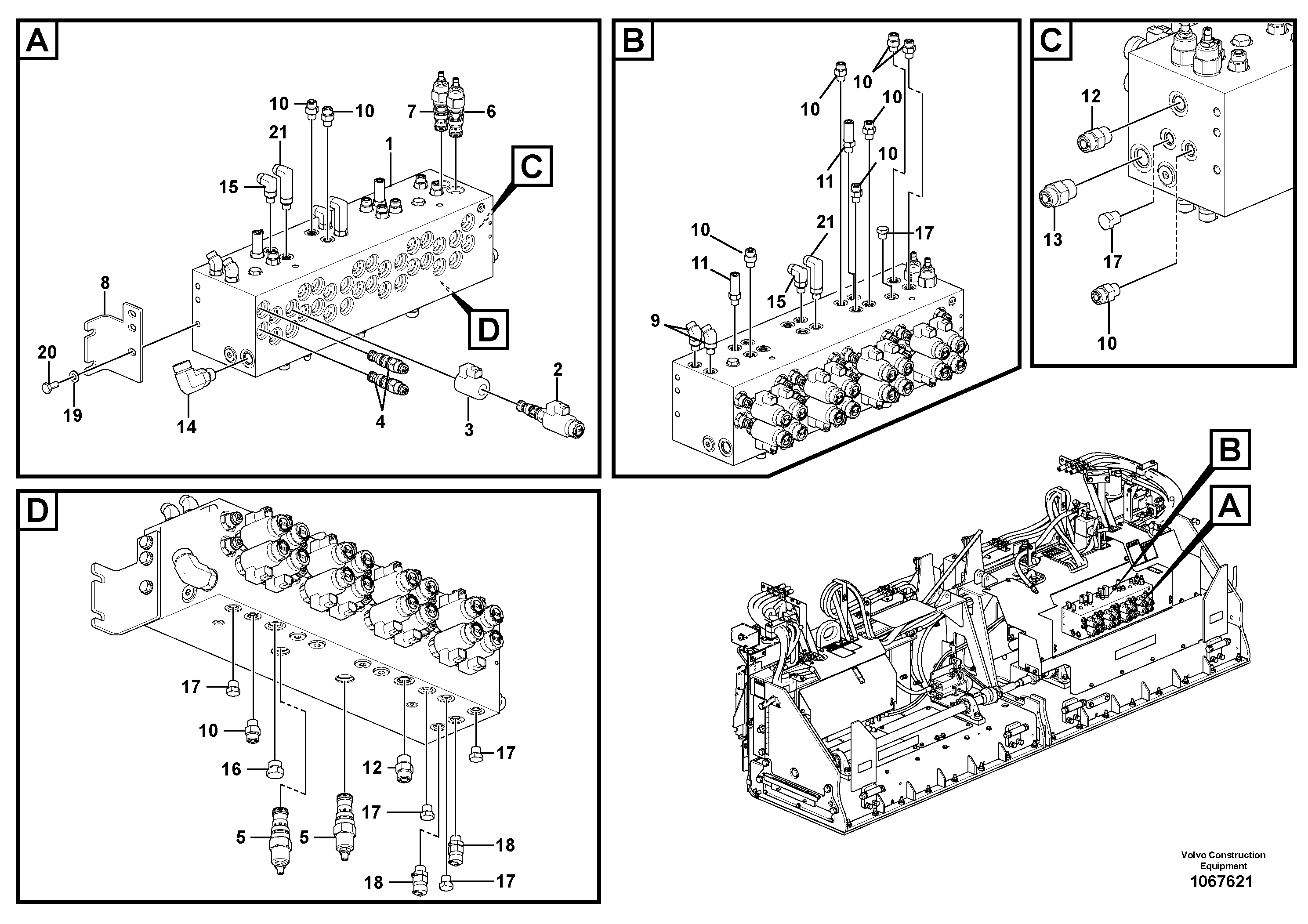 Приборы VOE12786640 VOLVO