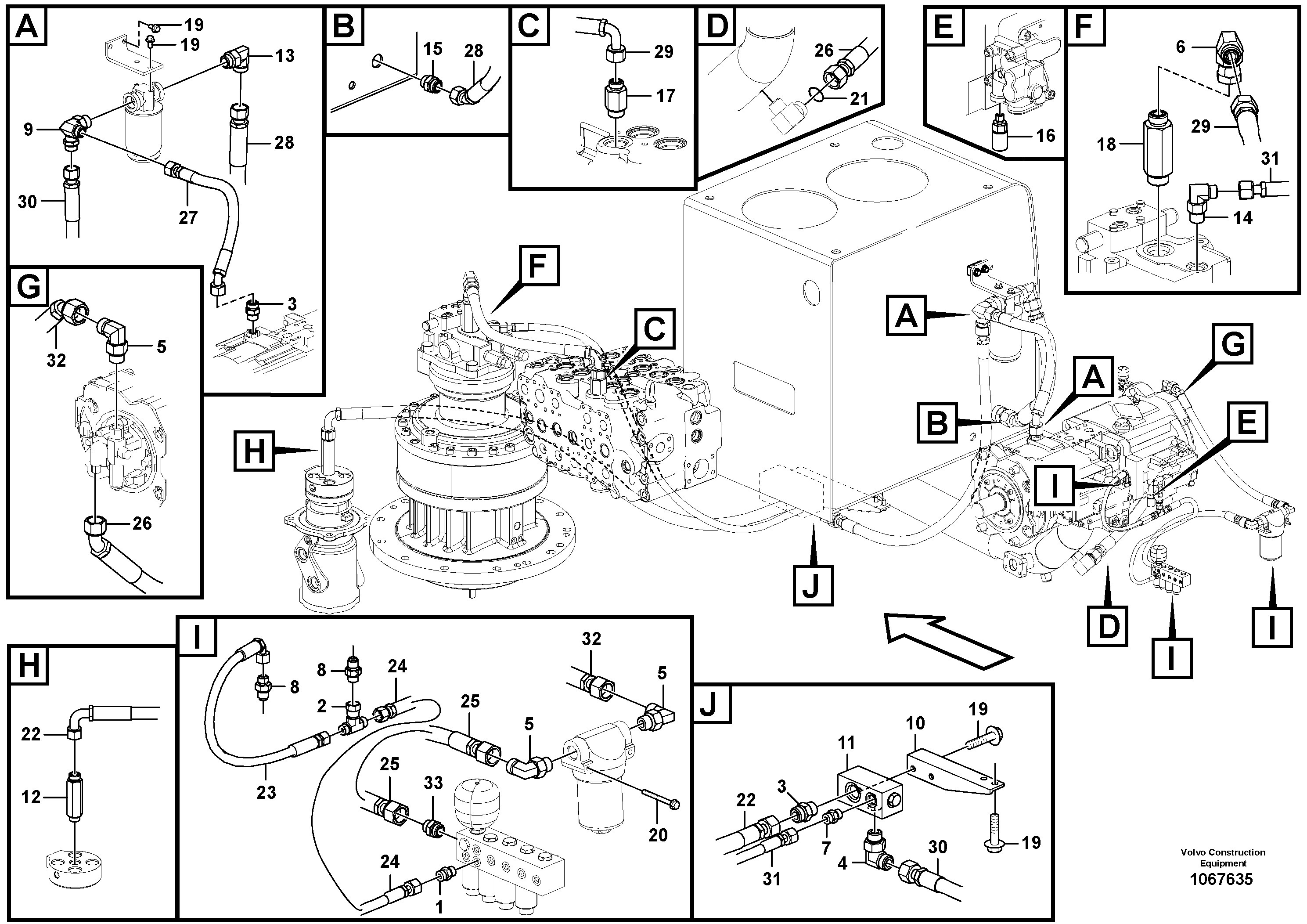 Timing gear casing VOE15126675 VOLVO
