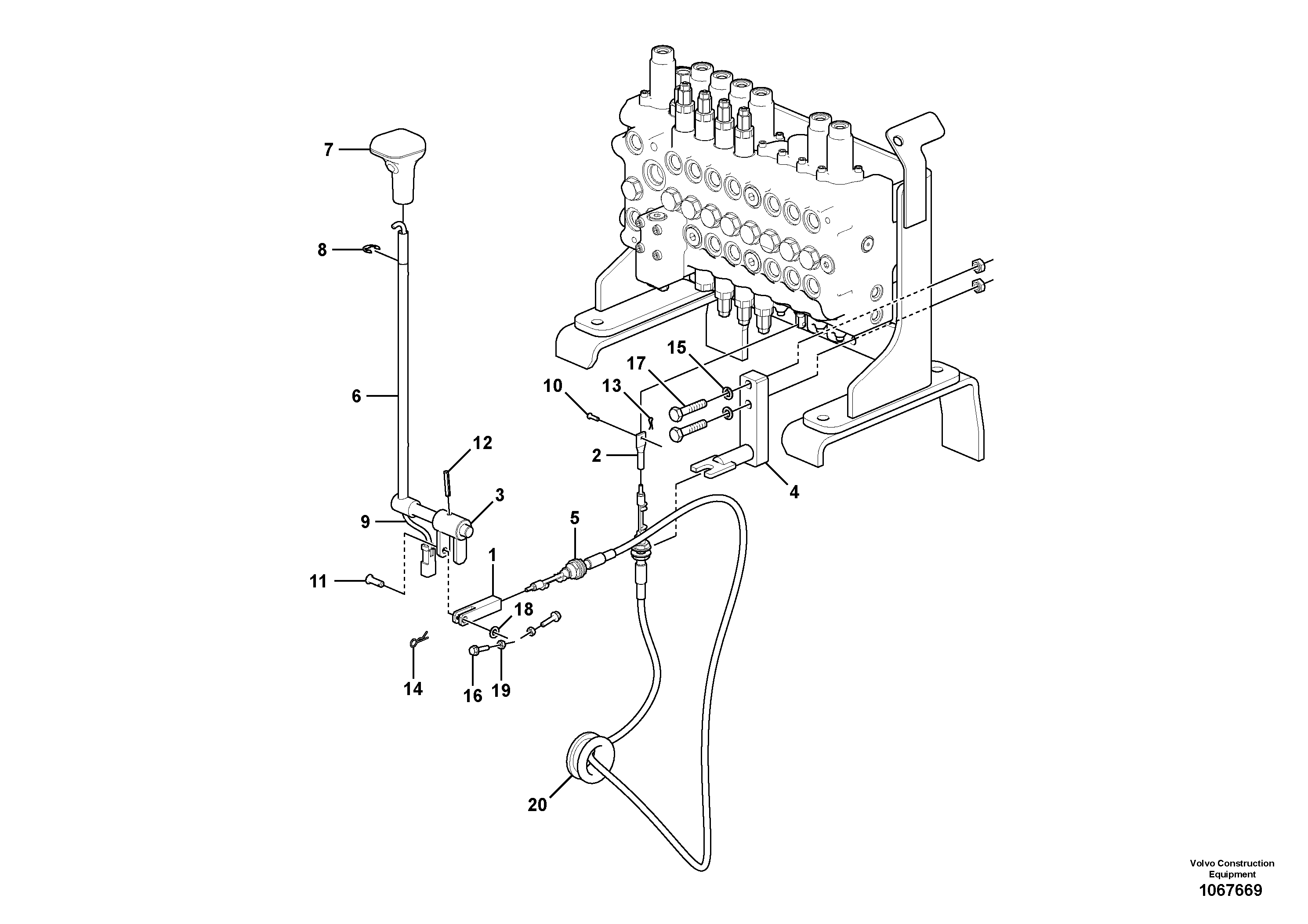 Boom Cylinder VOE14639216 VOLVO