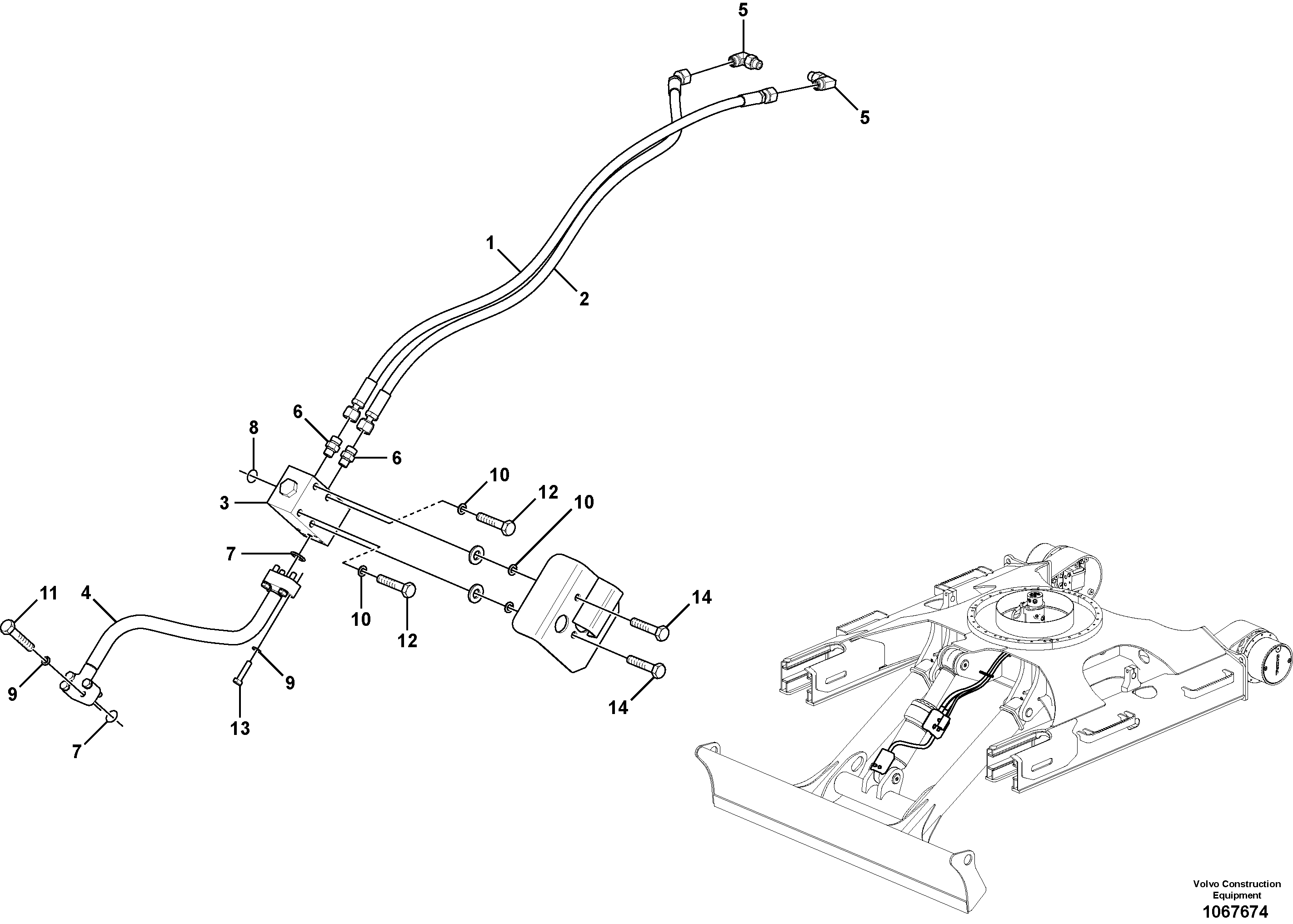 Pipe VOE14678040 VOLVO