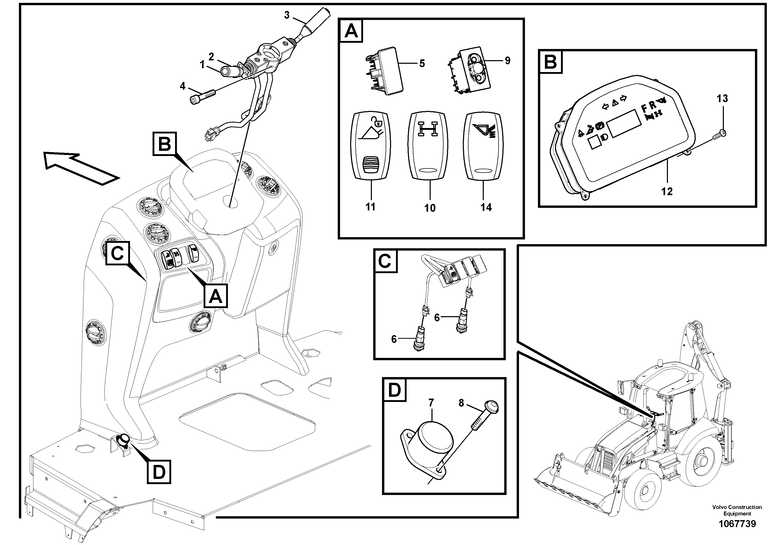 Scdr Handle VOE17215669 VOLVO