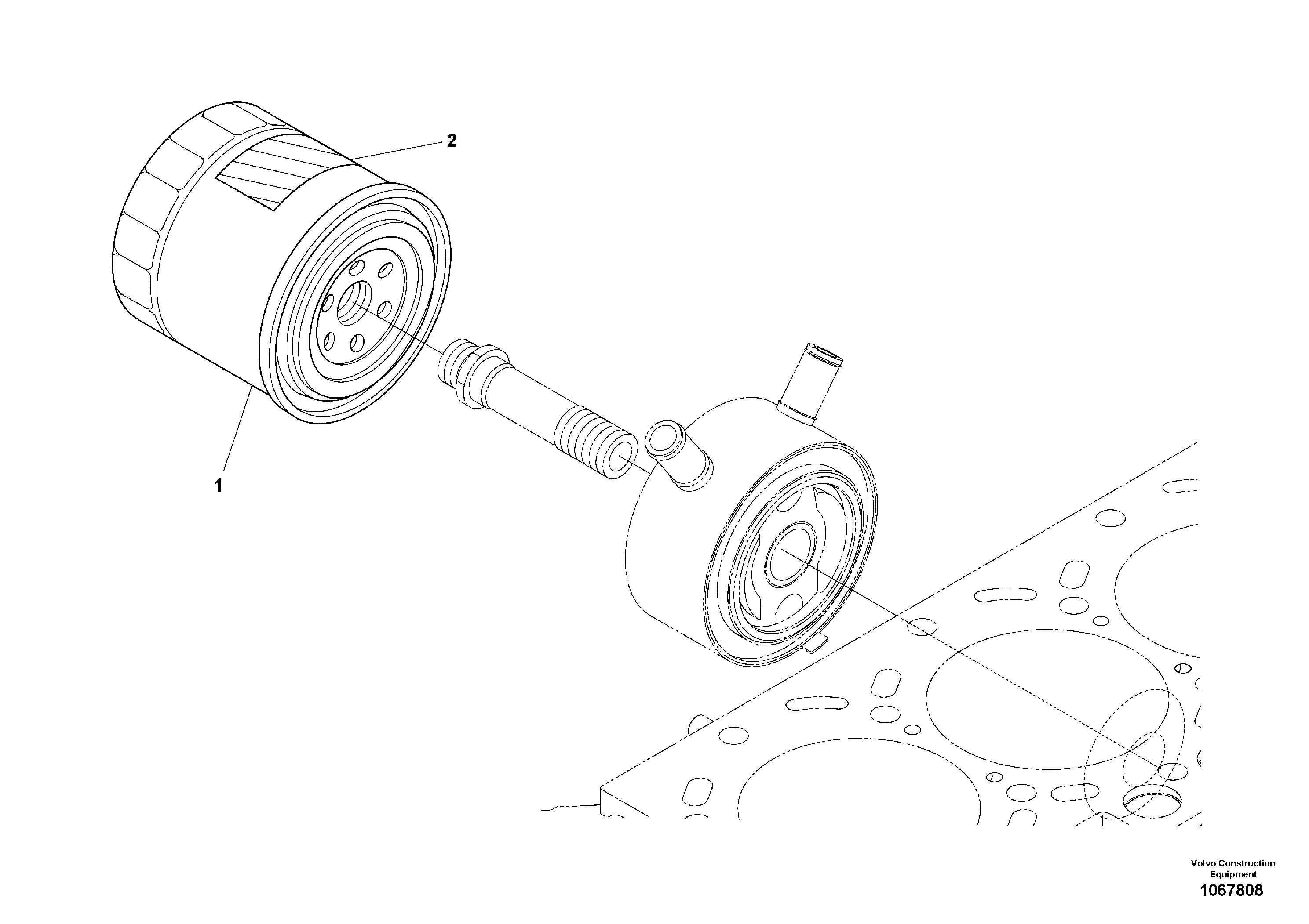 Fan Motor VOE16671962 VOLVO