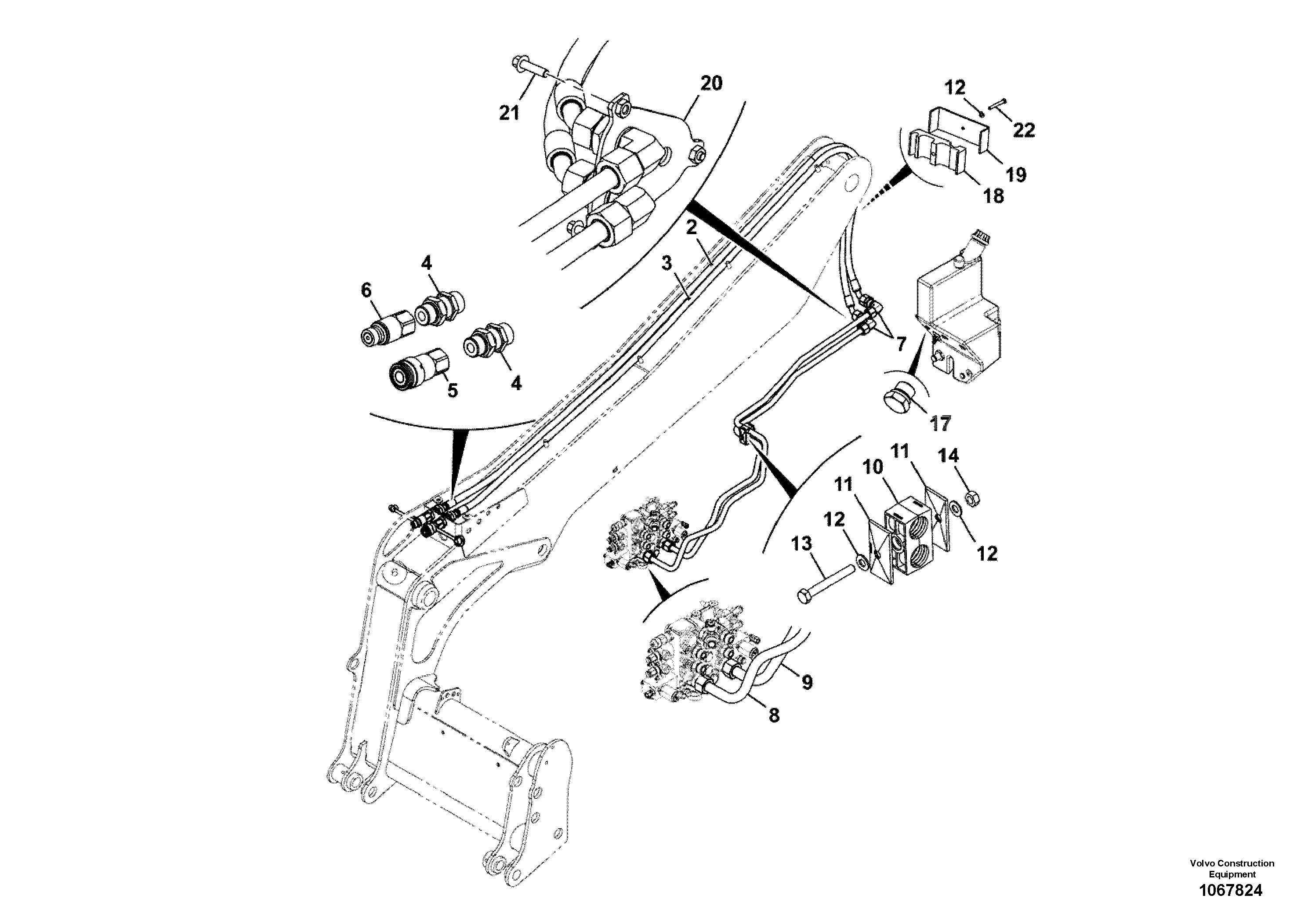 Timing gear casing VOE17277019 VOLVO