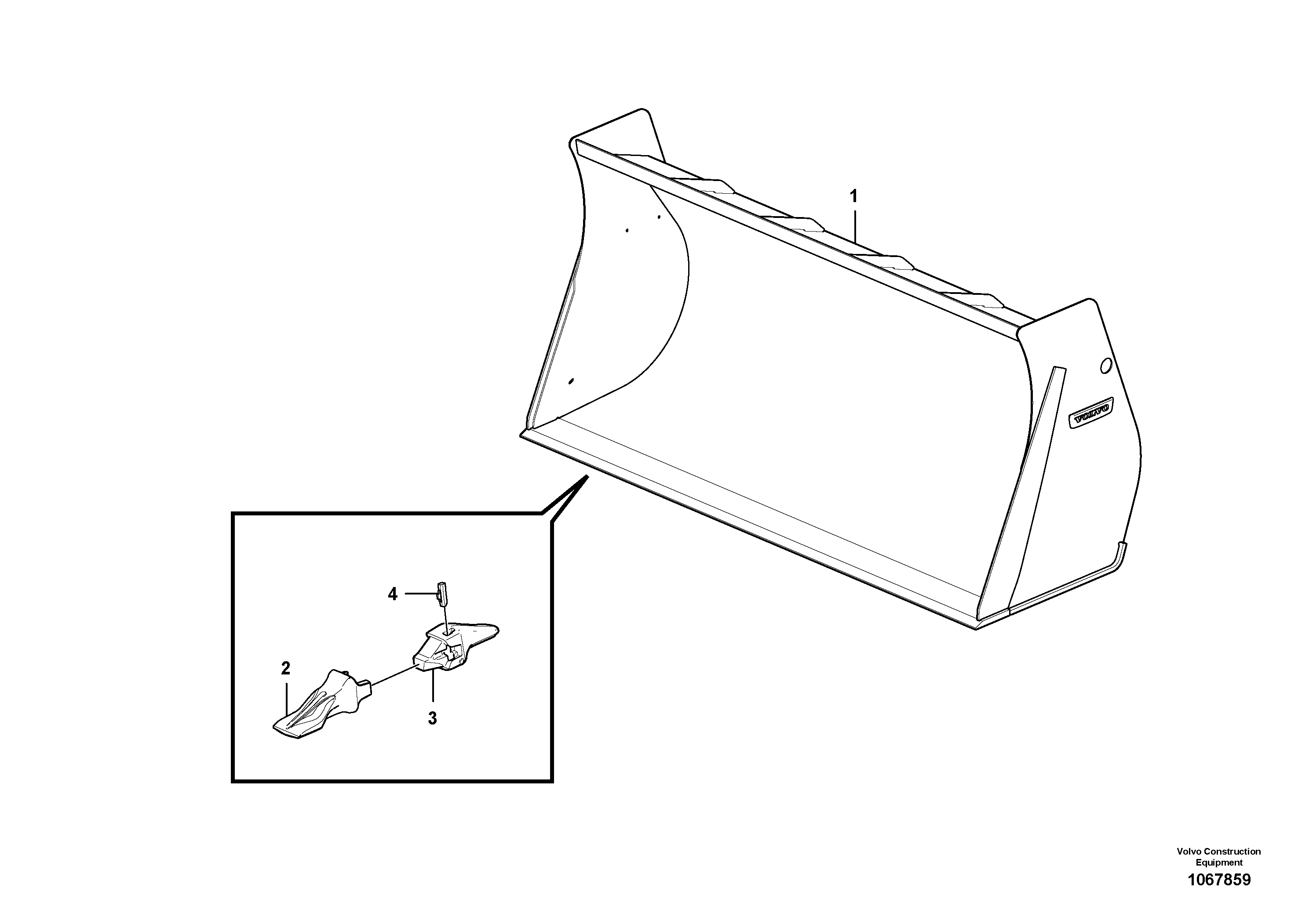 Bucket VOE15623673 VOLVO