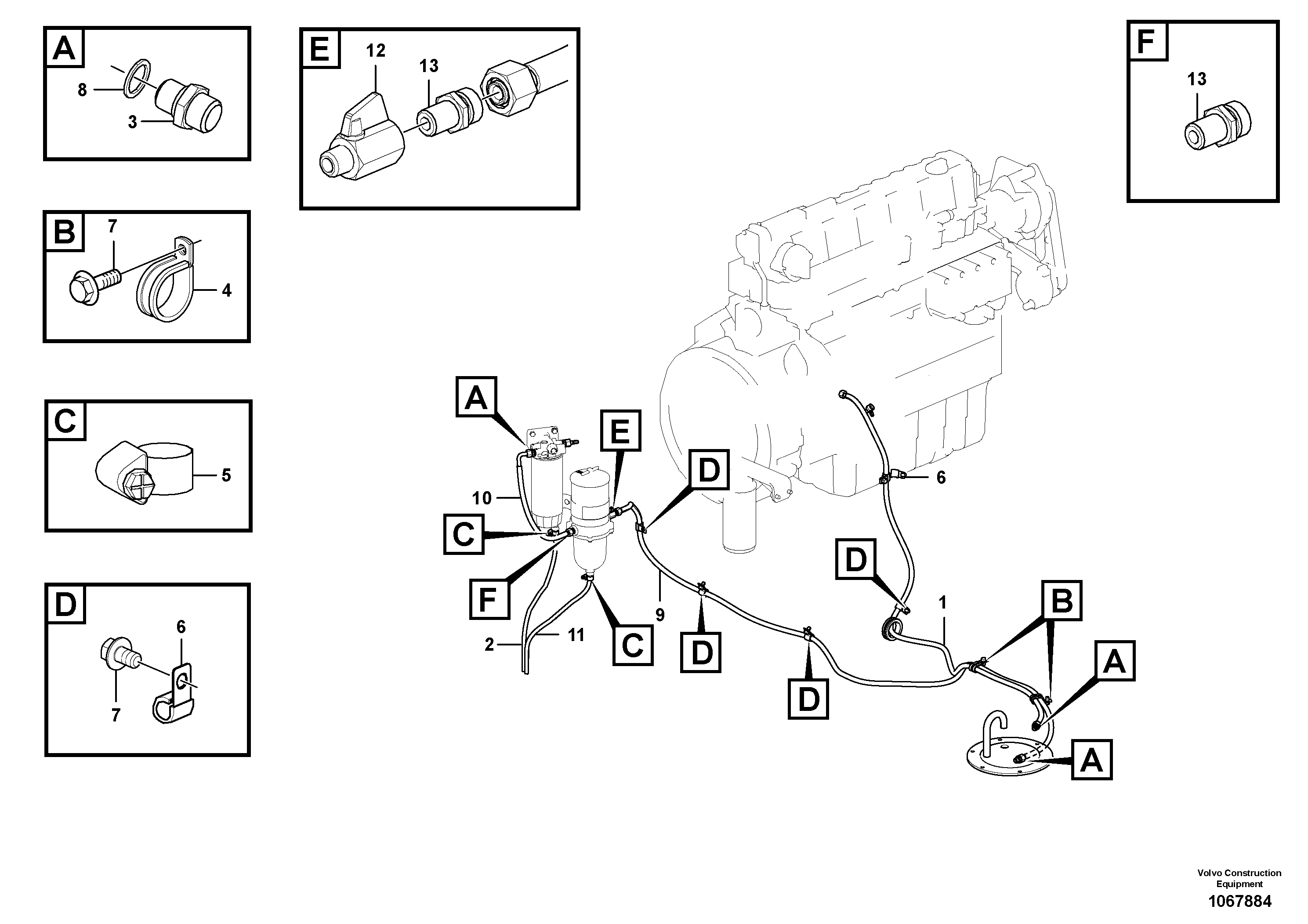 Clutch Spring VOE14651345 VOLVO