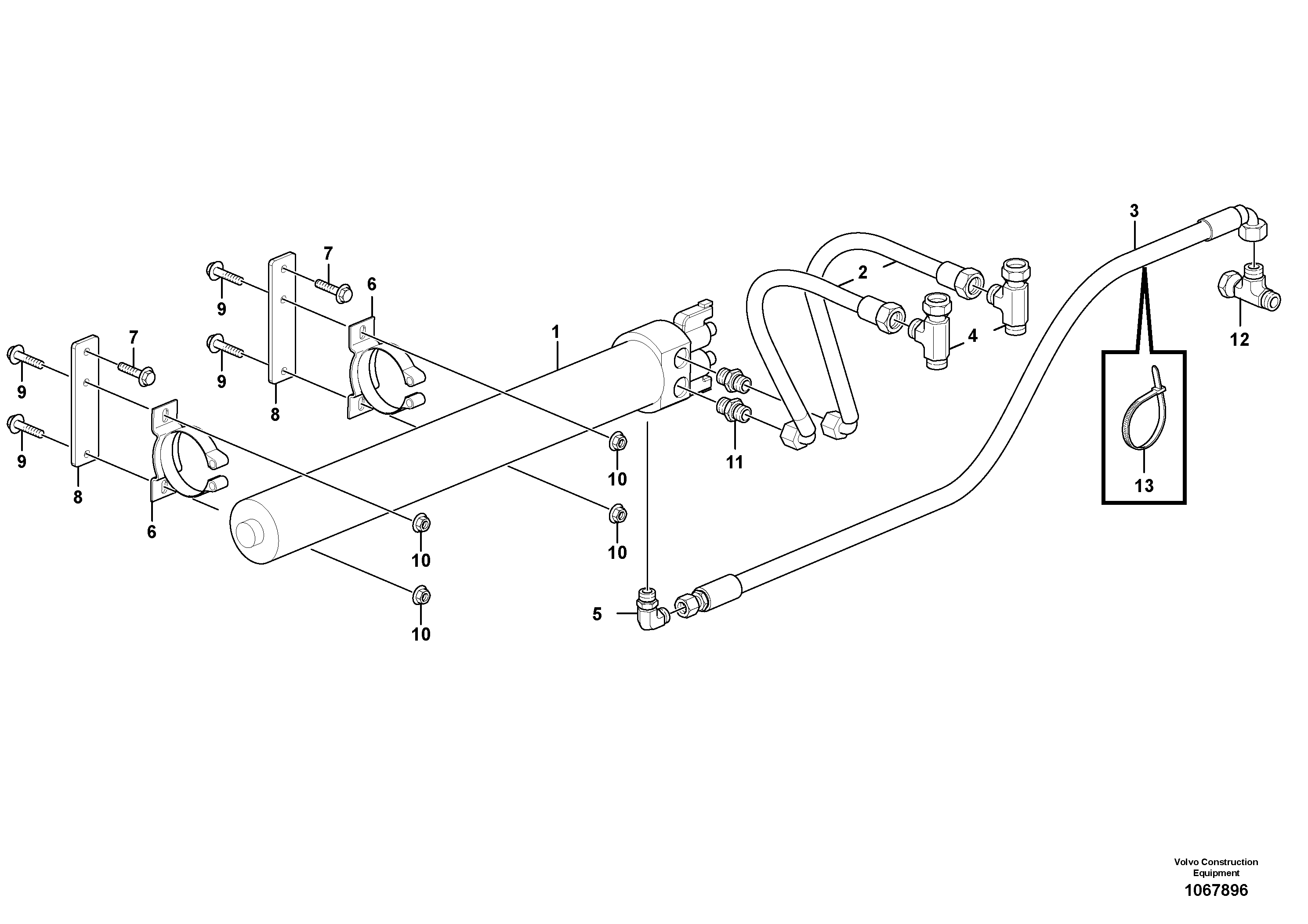 Seat frame VOE15670308 VOLVO