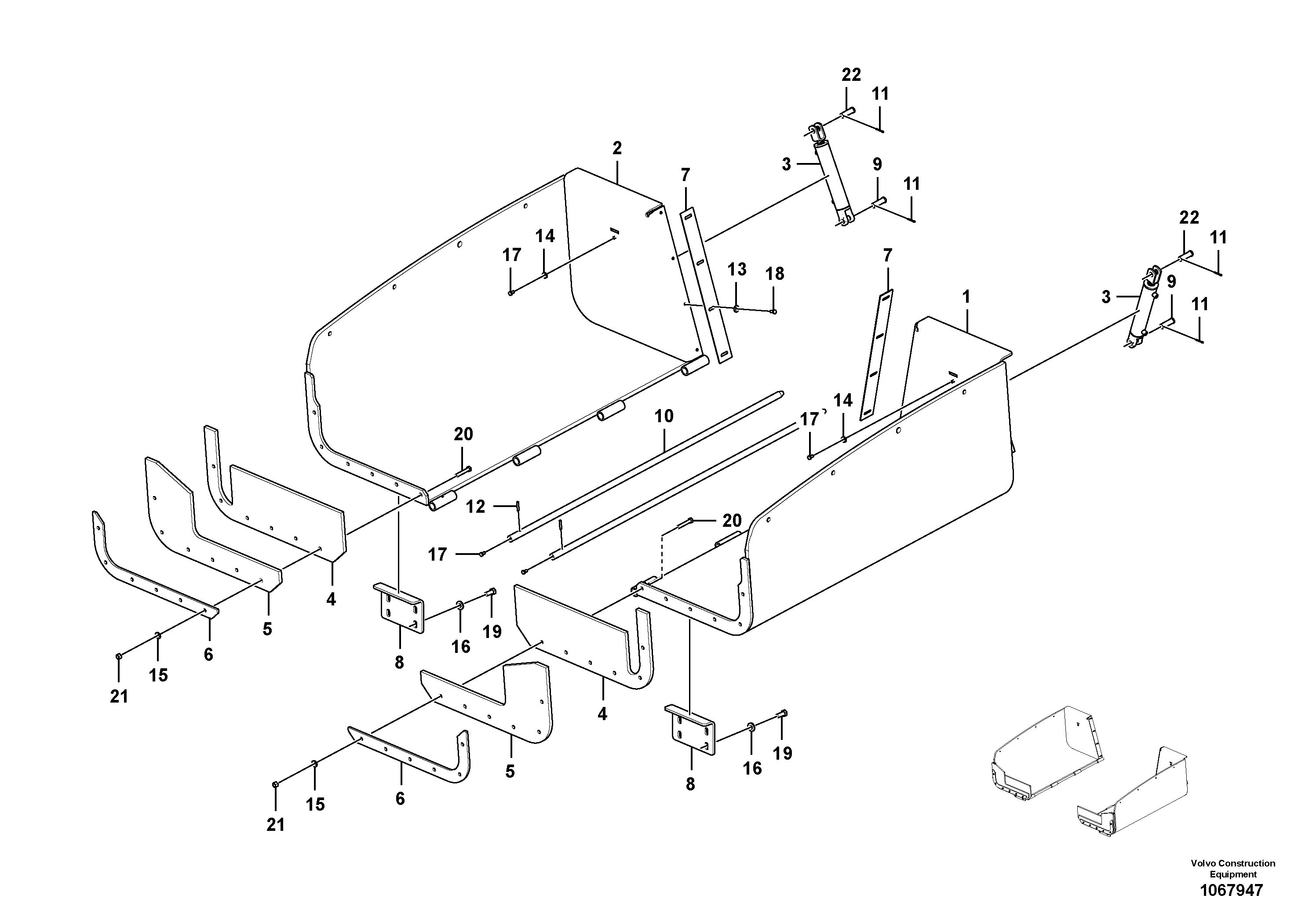 Stair VOE12810773 VOLVO