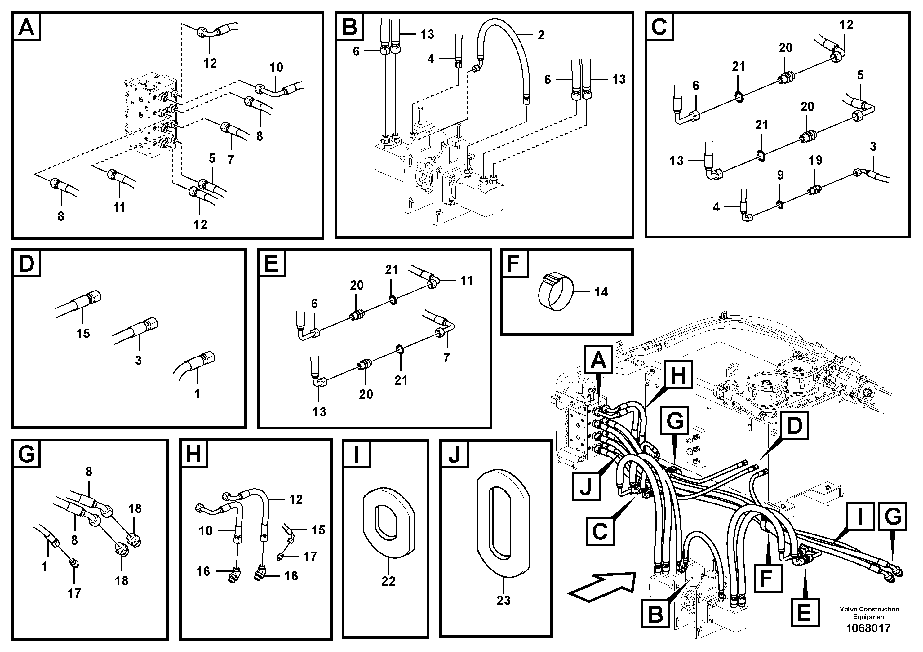Timing gear casing VOE12780872 VOLVO
