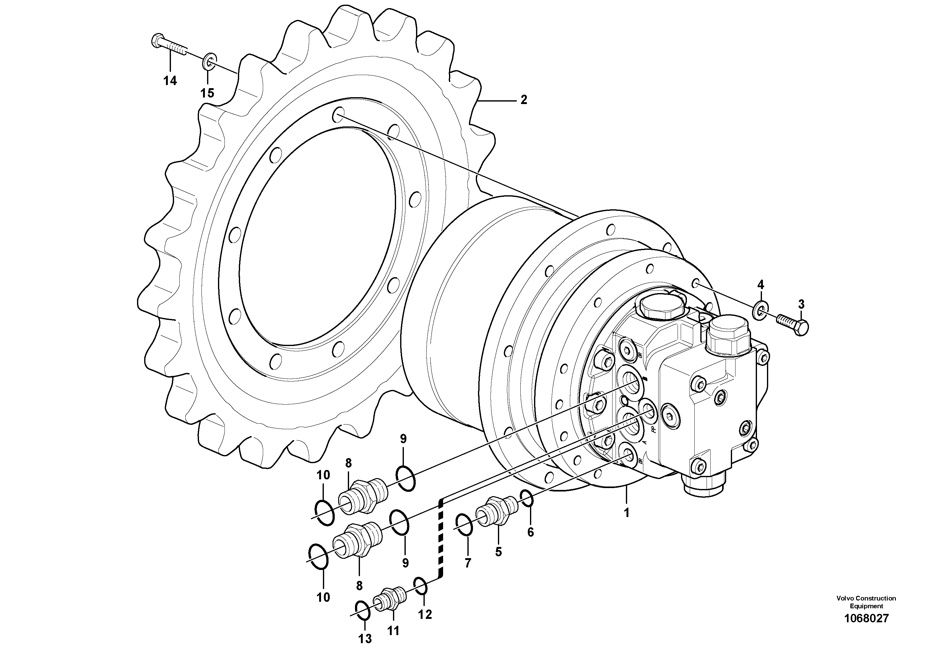 Opr Cylinder VOE15675324 VOLVO