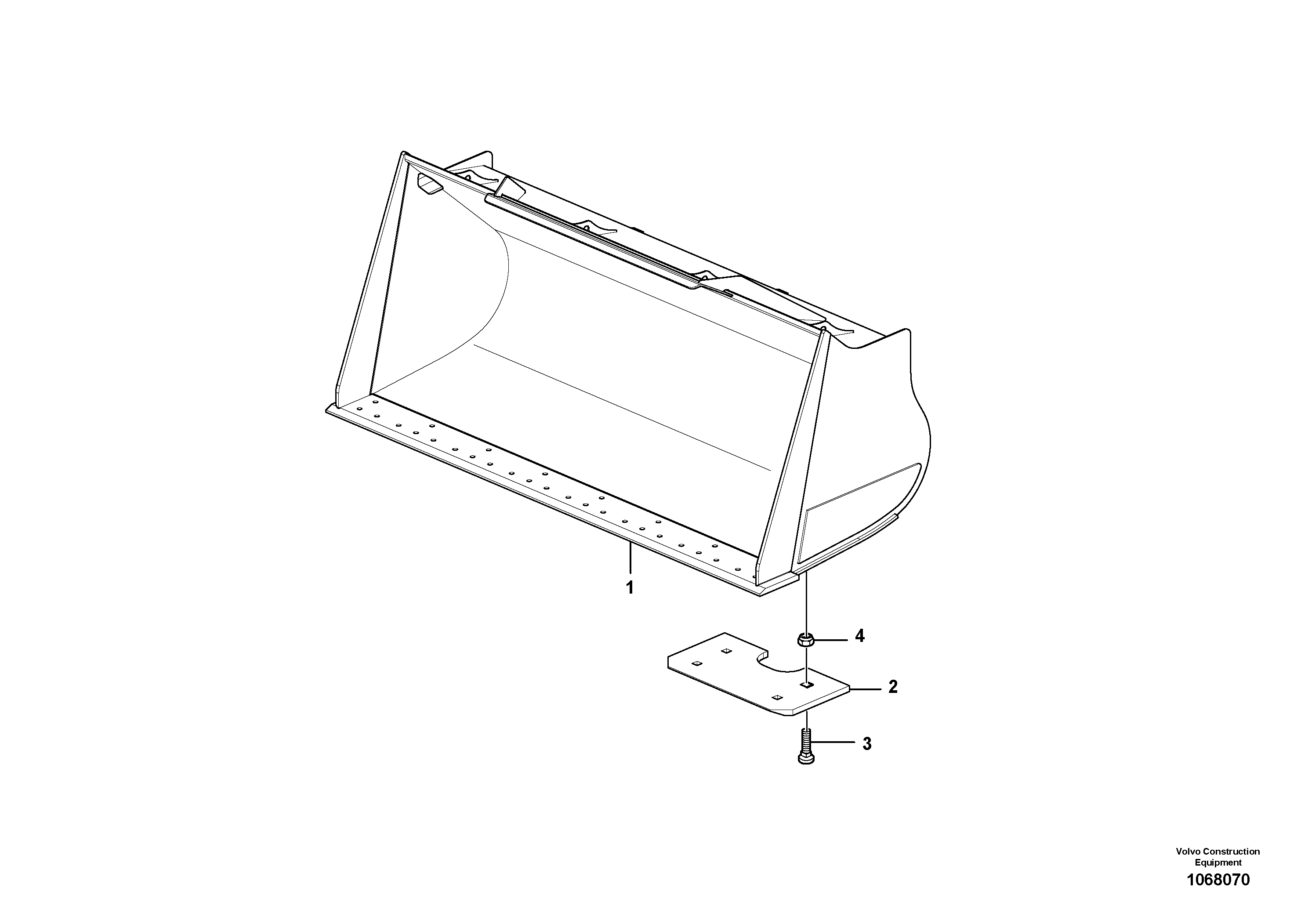 Bucket VOE17009396 VOLVO