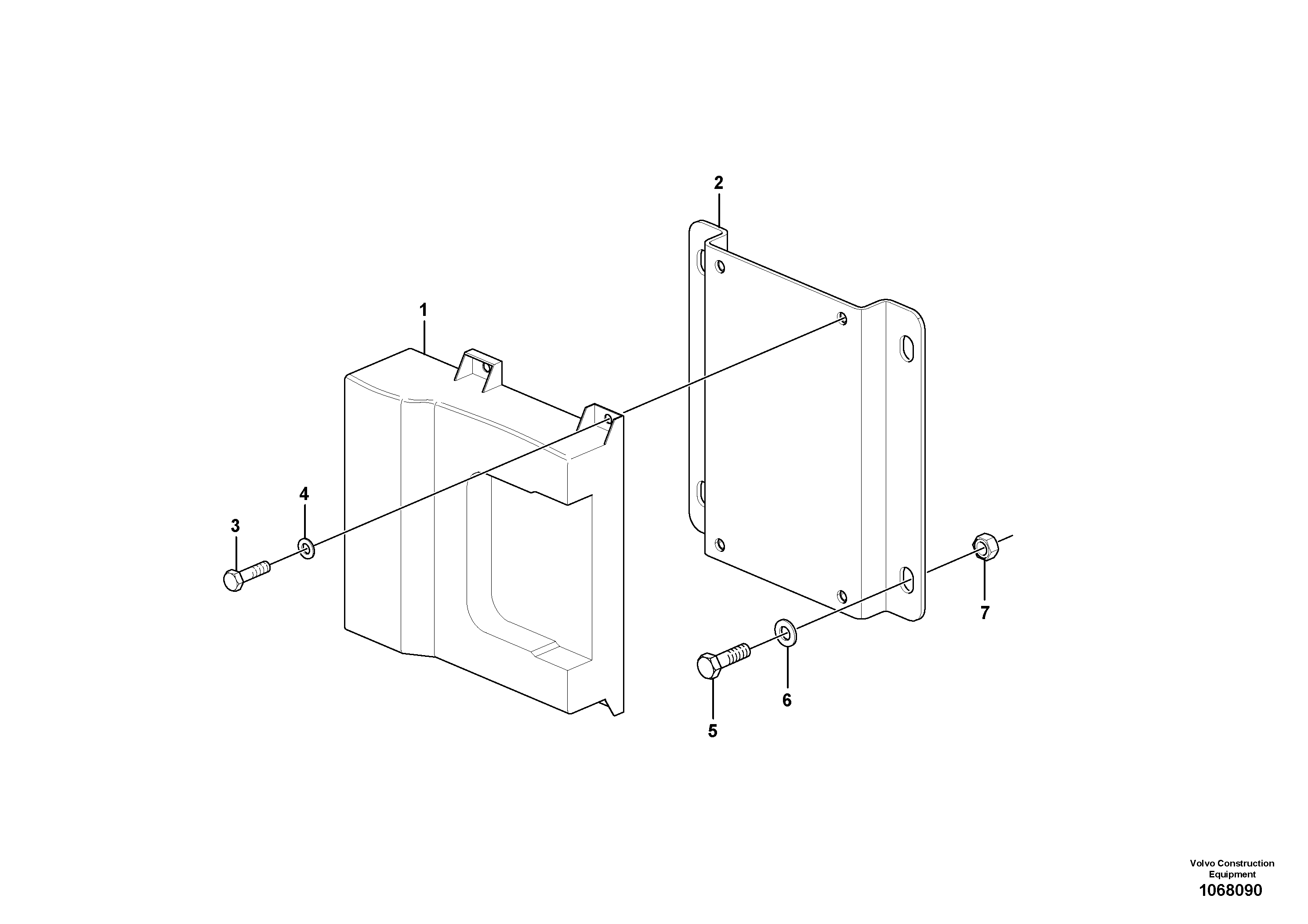 Bracket VOE12784014 VOLVO
