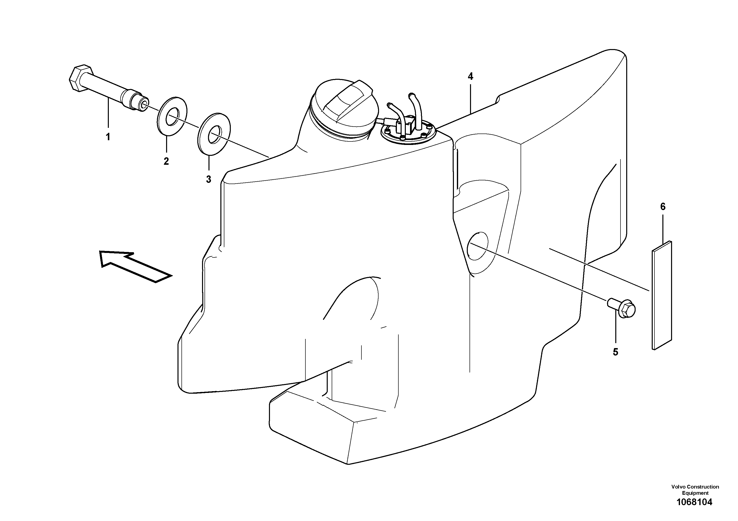 For upper engine part VOE15670025 VOLVO