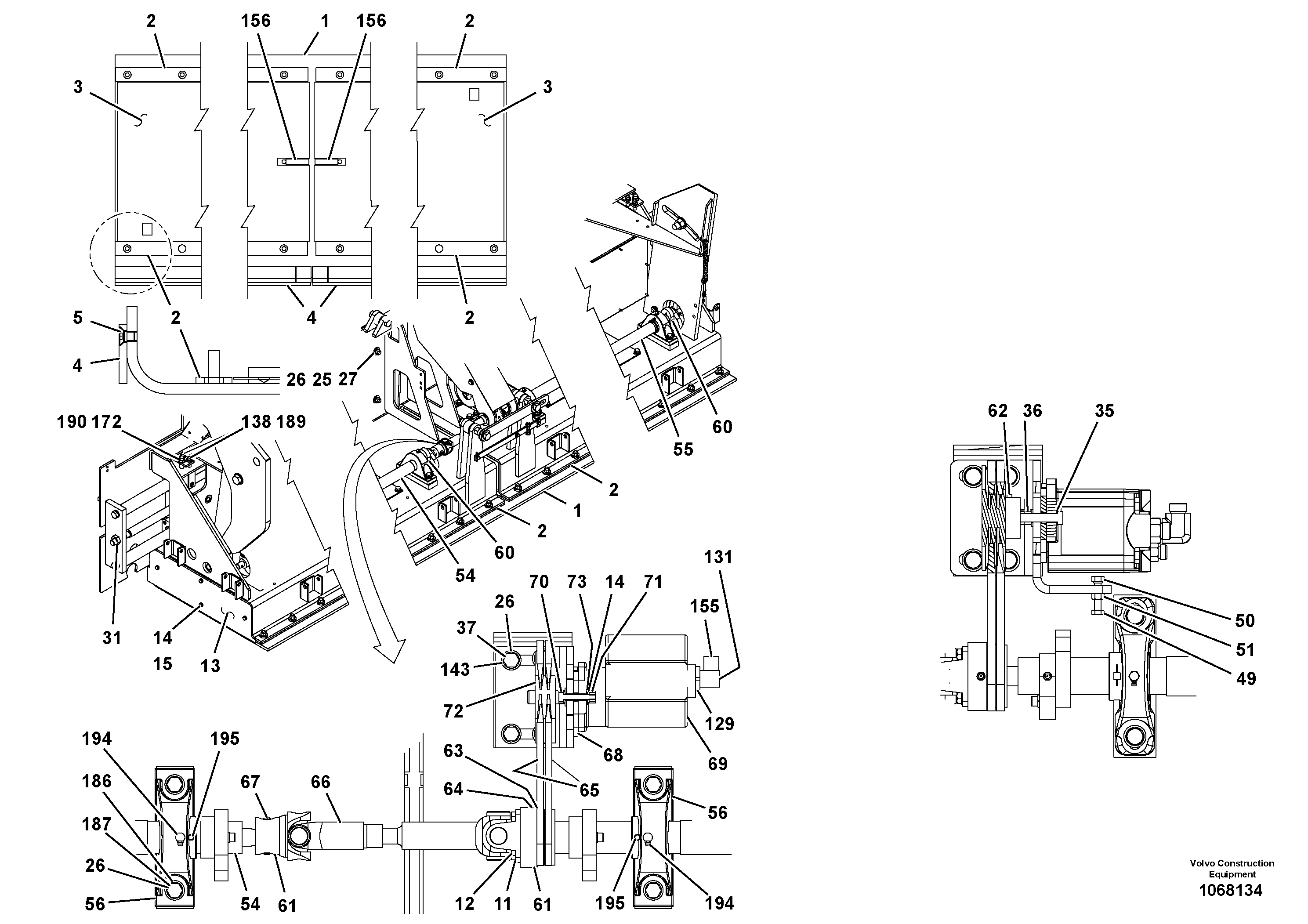 Support, 2000 l/2300 l RM20319950 VOLVO