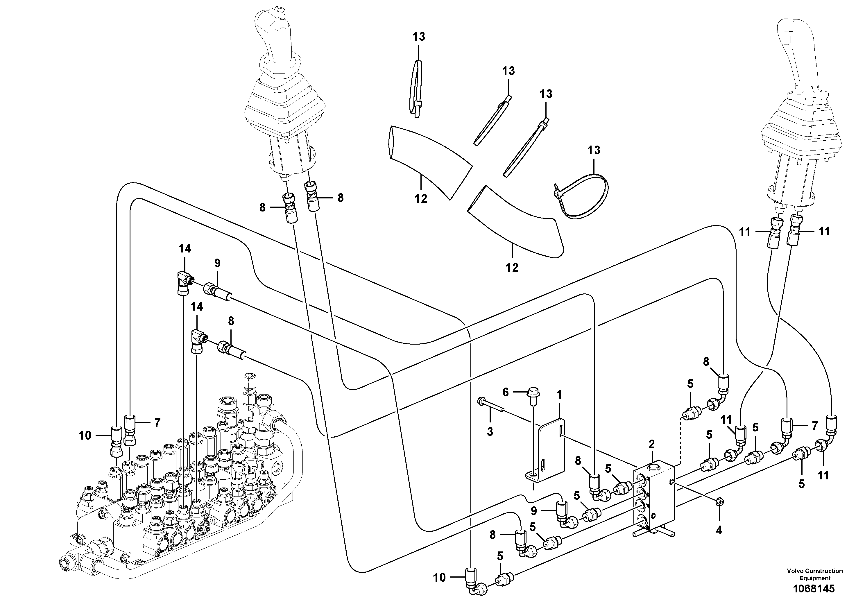 Seat frame VOE15667553 VOLVO