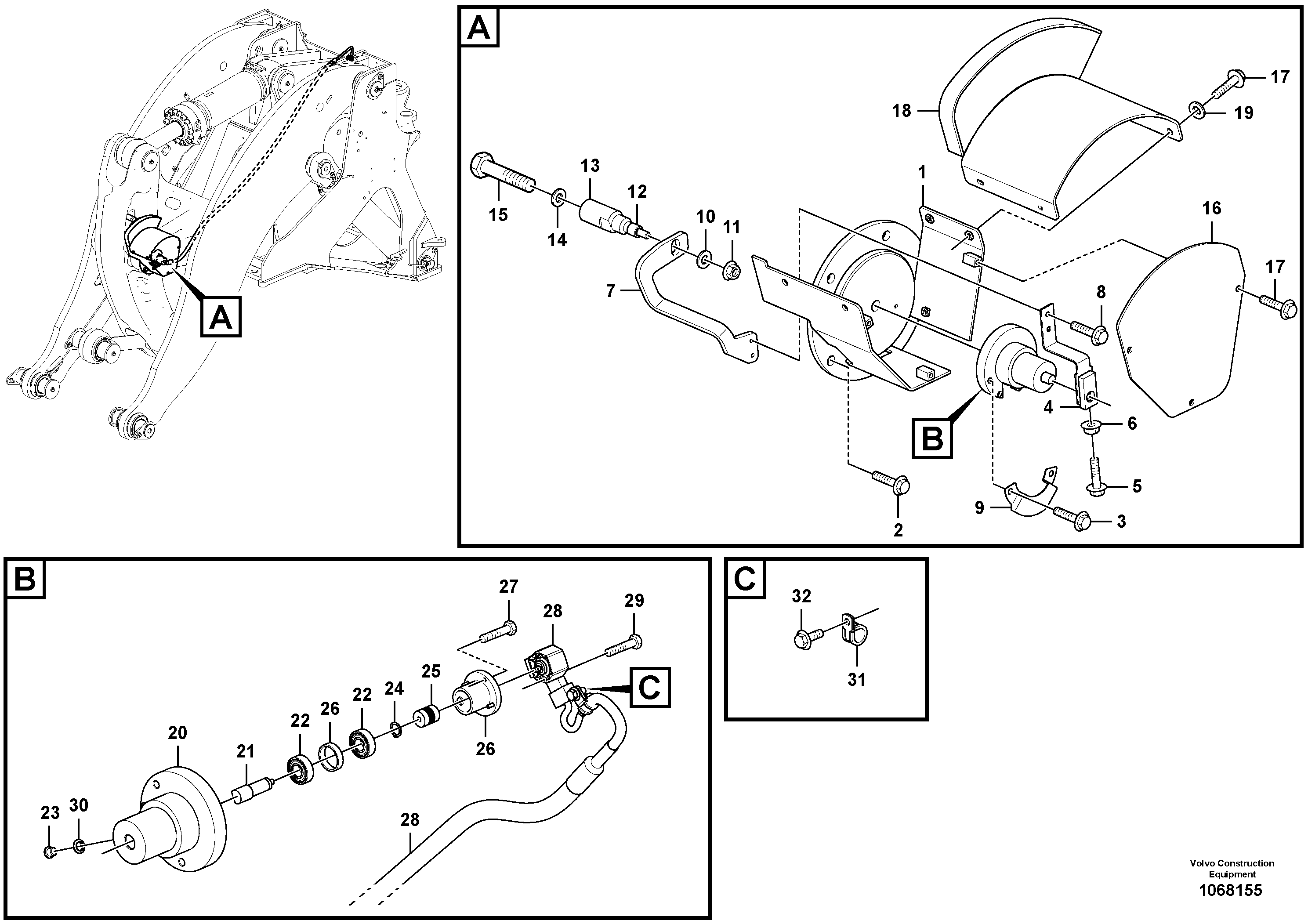Jumper Cable VOE16853384 VOLVO