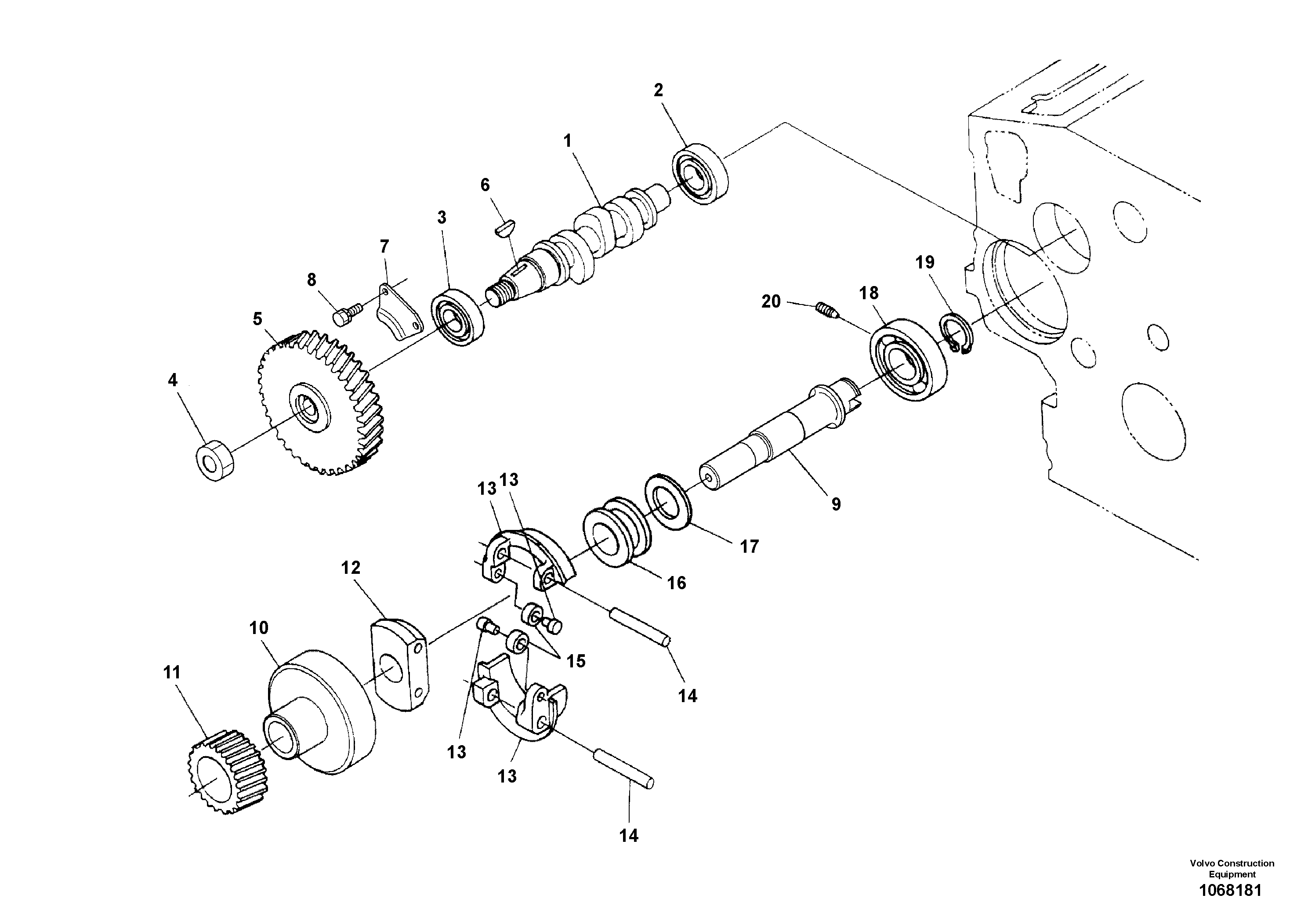Stay Plate VOE16679983 VOLVO