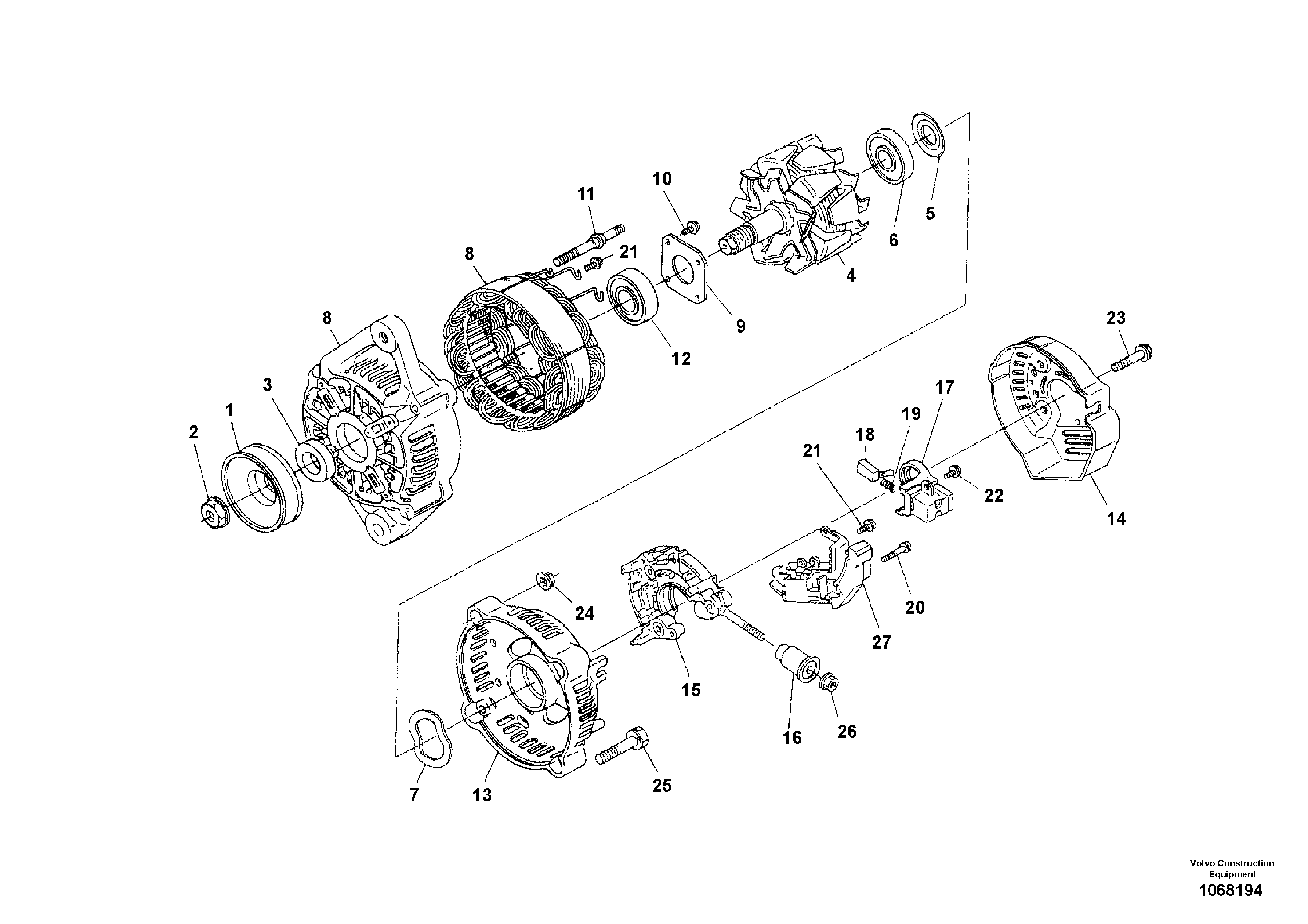 Stay Plate VOE16680244 VOLVO
