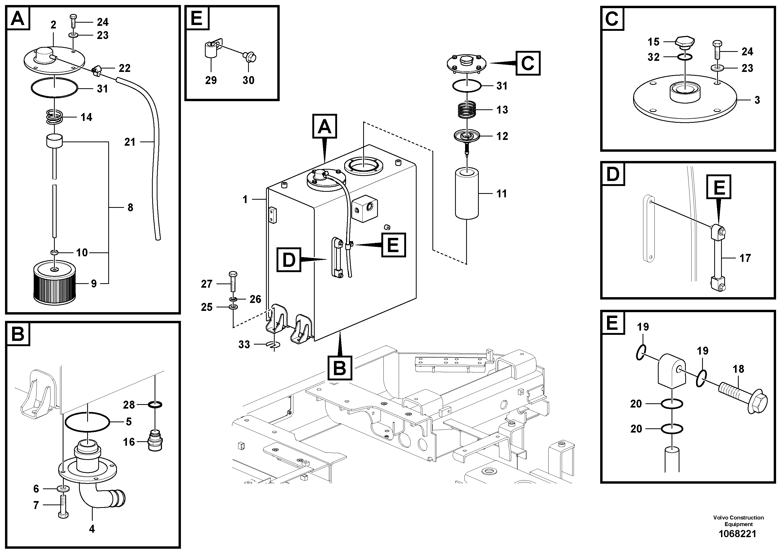 Frame, Lh VOE14685474 VOLVO