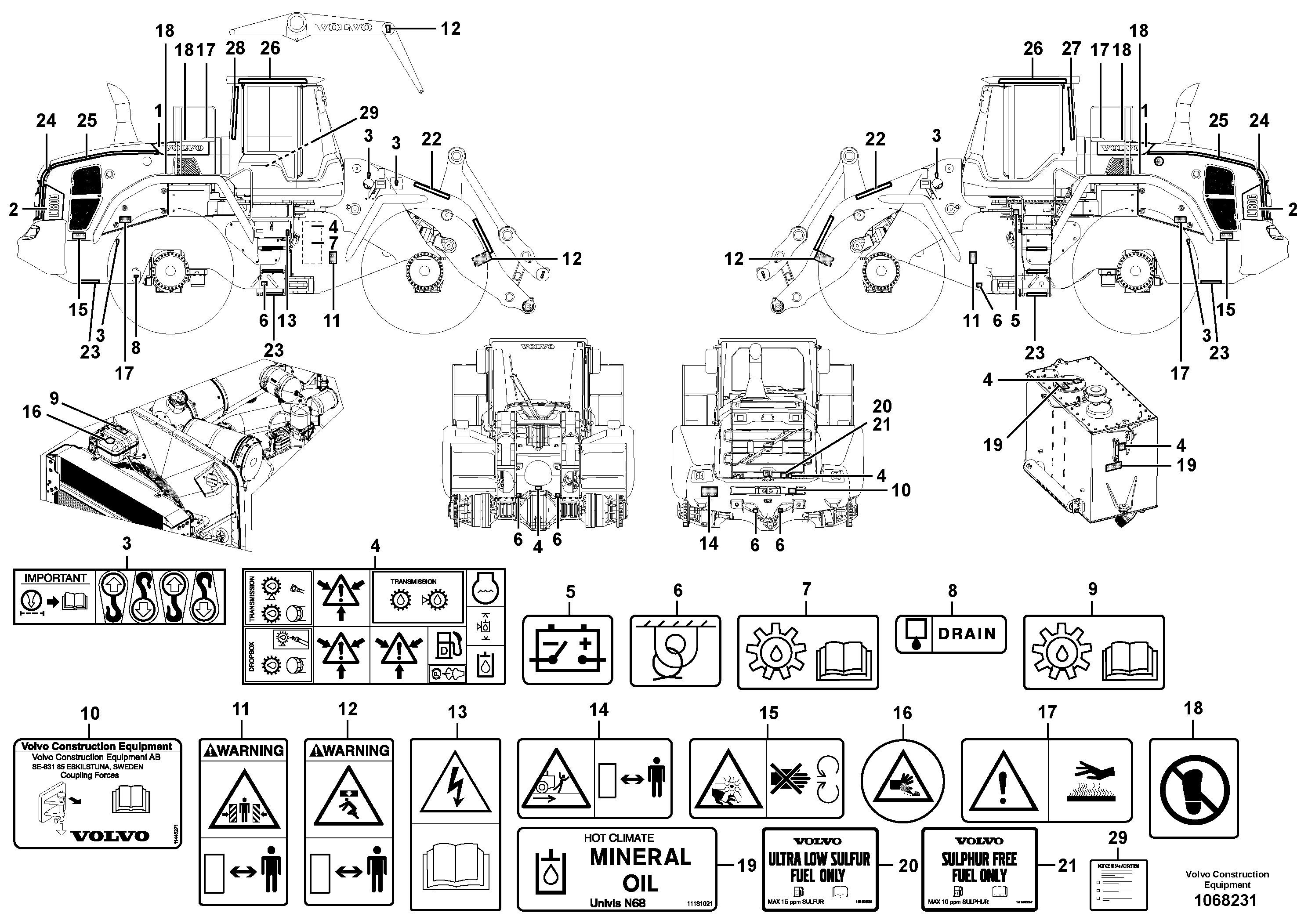 Cylinder Block VOE16832958 VOLVO