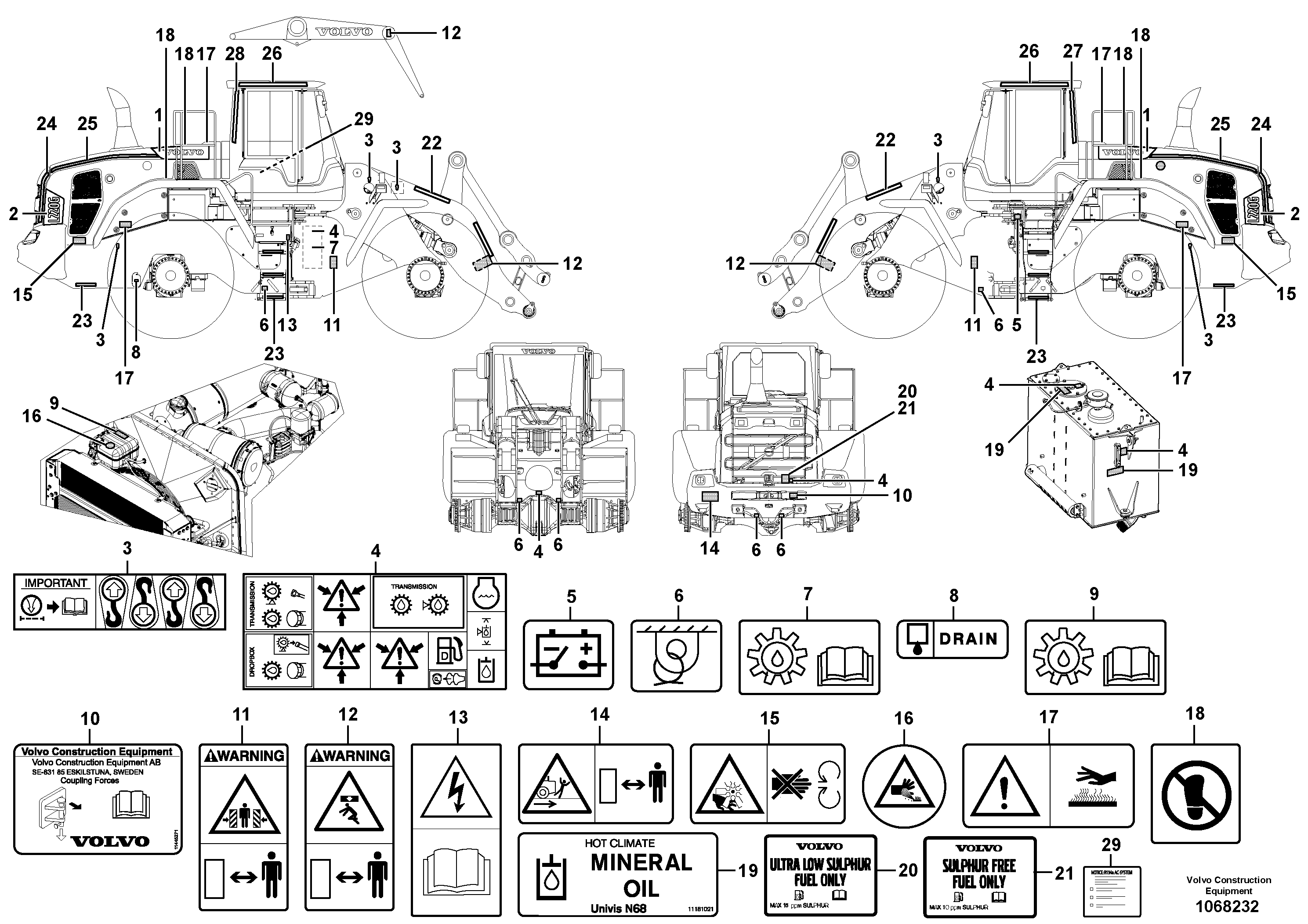 Cylinder Block VOE16833223 VOLVO