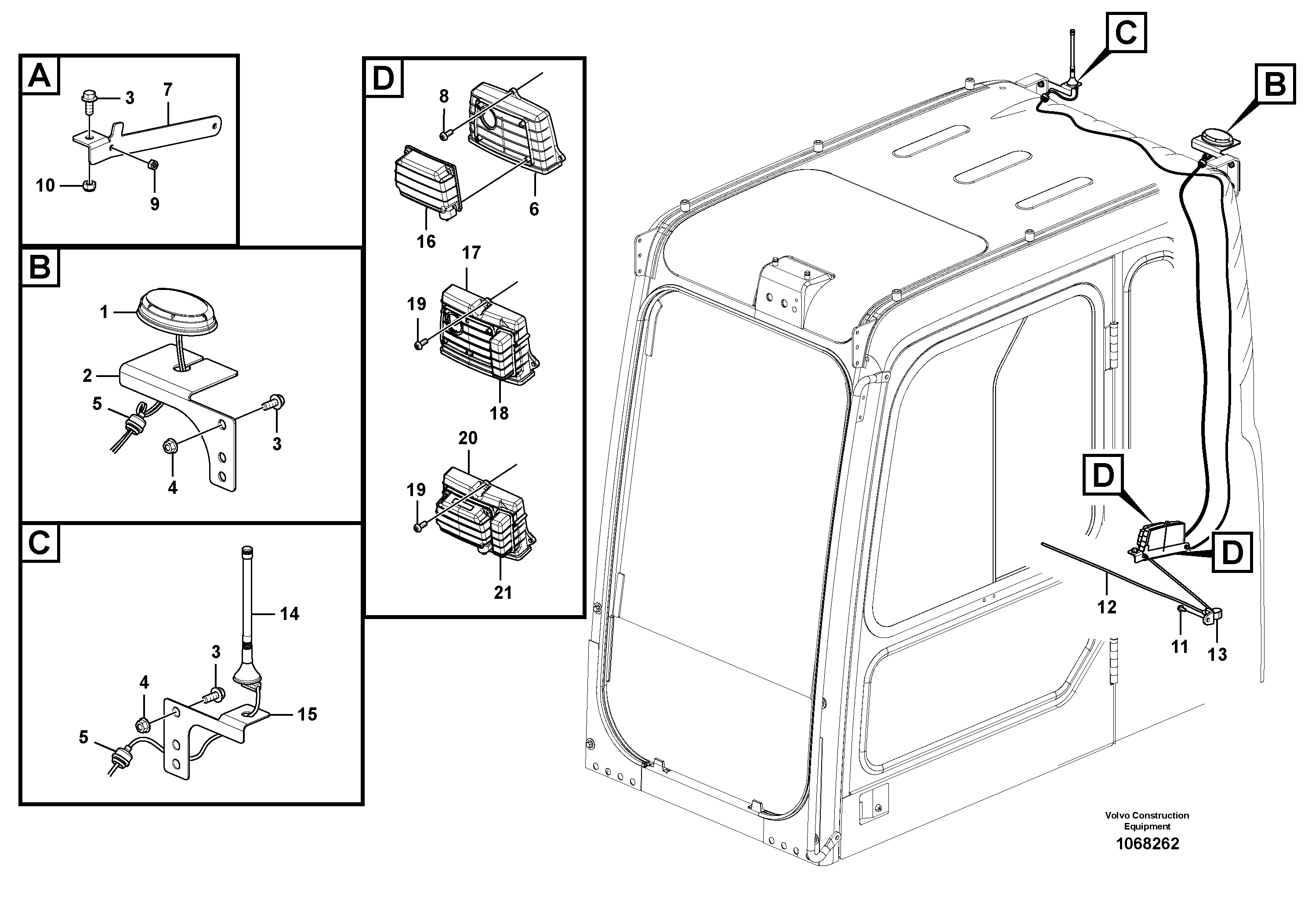 Seat frame VOE14558909 VOLVO